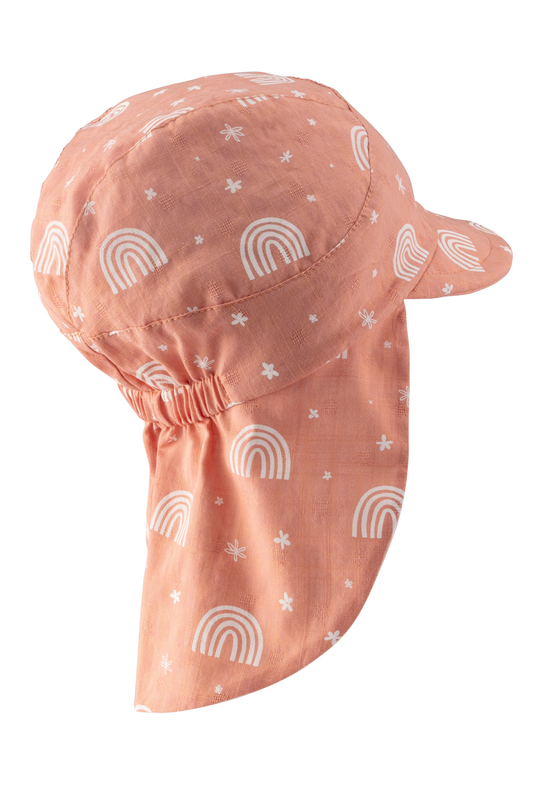 Sterntaler® Schirmmütze »Schirmmütze mit Nackenschutz Regenbogen«
