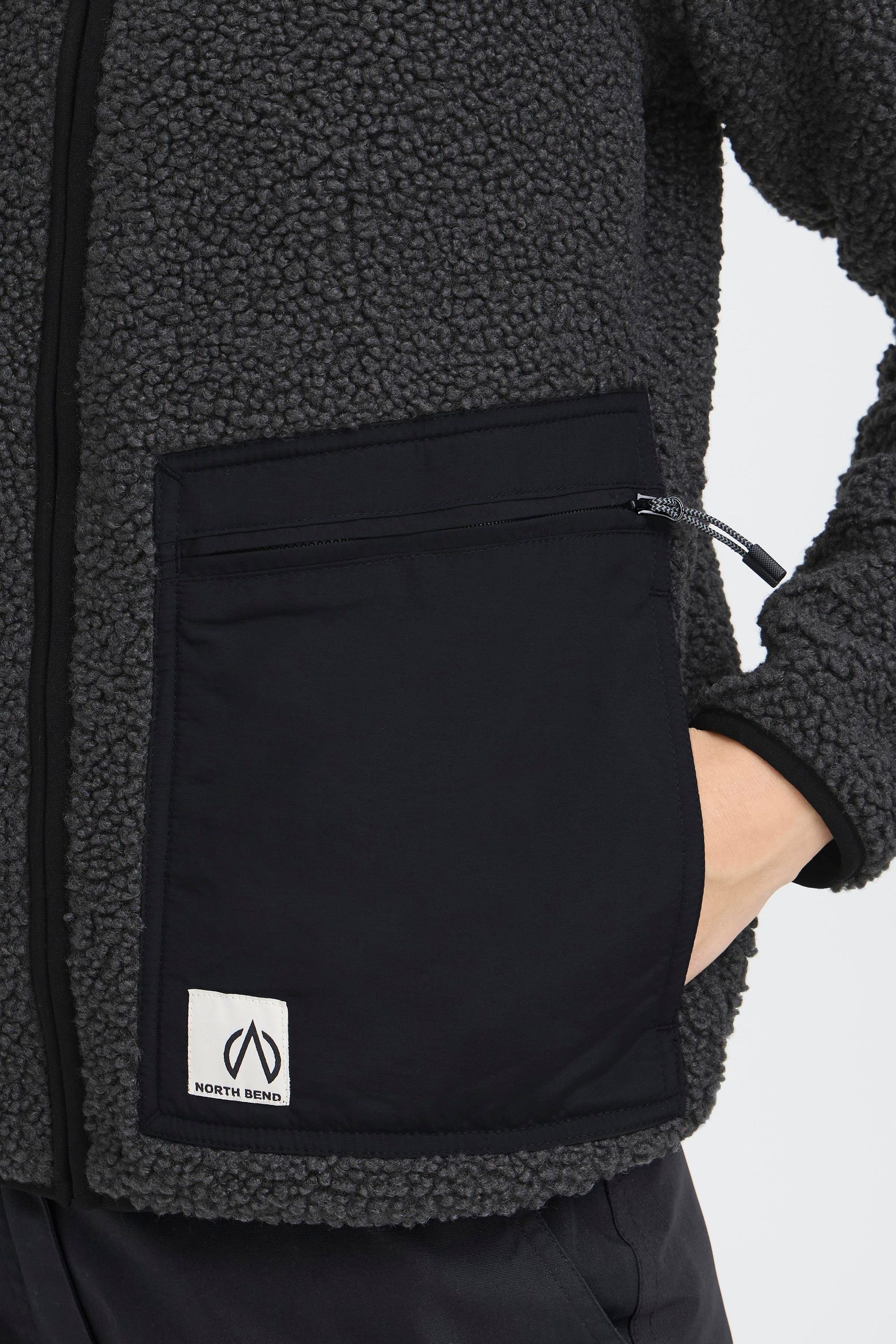 North Bend Plüschjacke »Plüschjacke NBGalonne W Teddy Jacket«