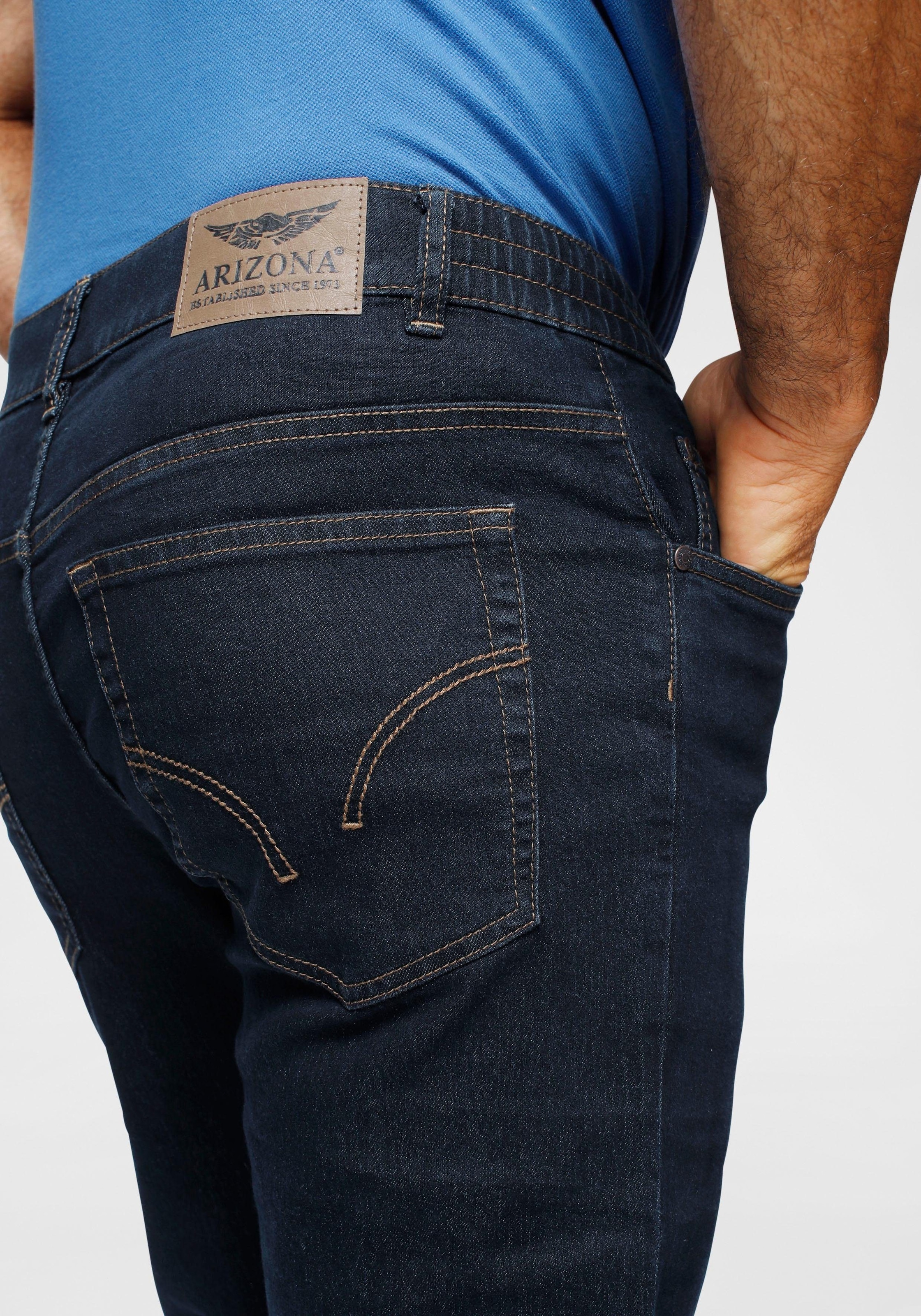Arizona Dehnbund-Jeans »Paul«, elastischer Dehnbund, Comfort-Fit, gerader Beinschnitt