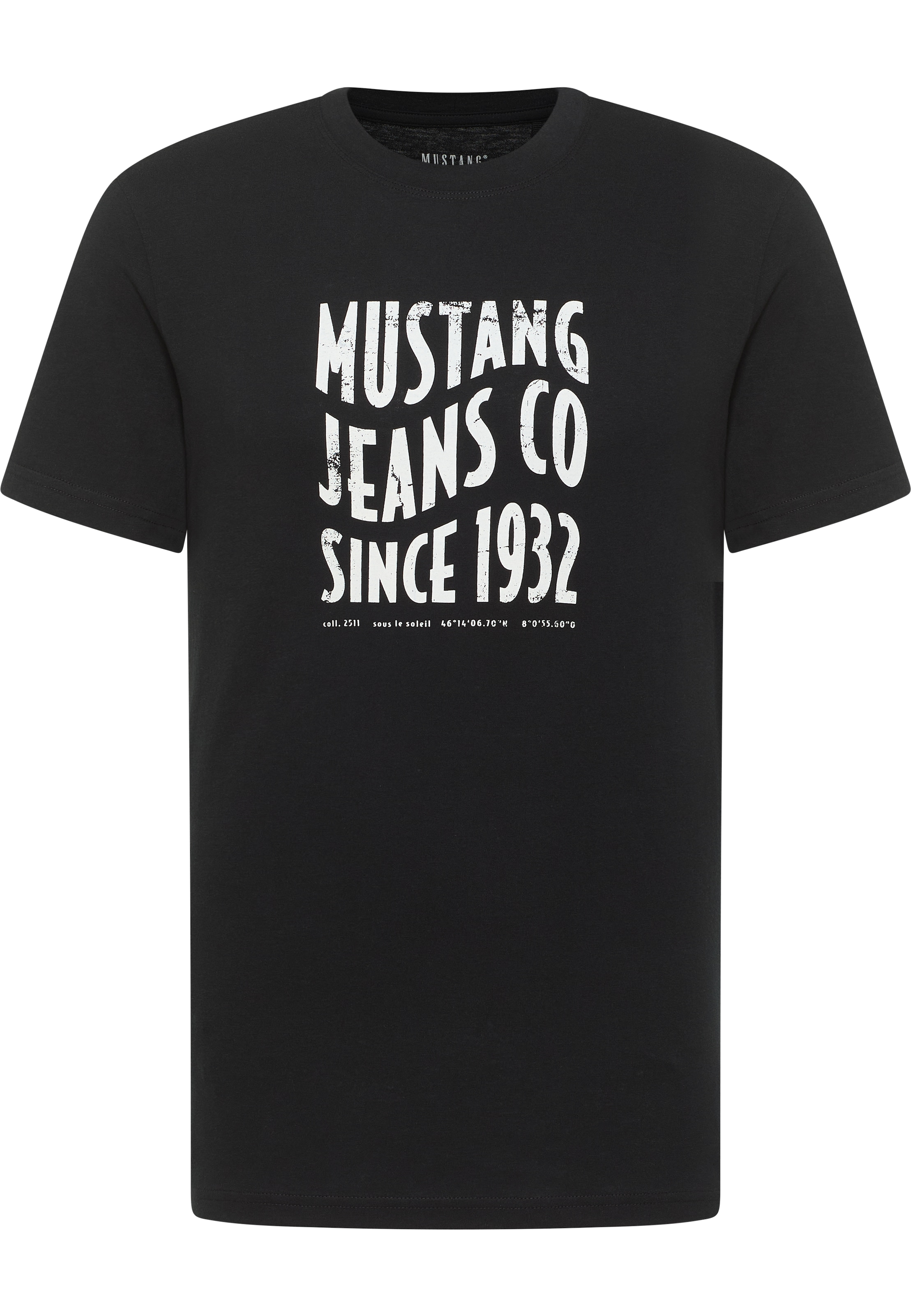 MUSTANG Kurzarmshirt »Style Austin«, mit Logo-Print