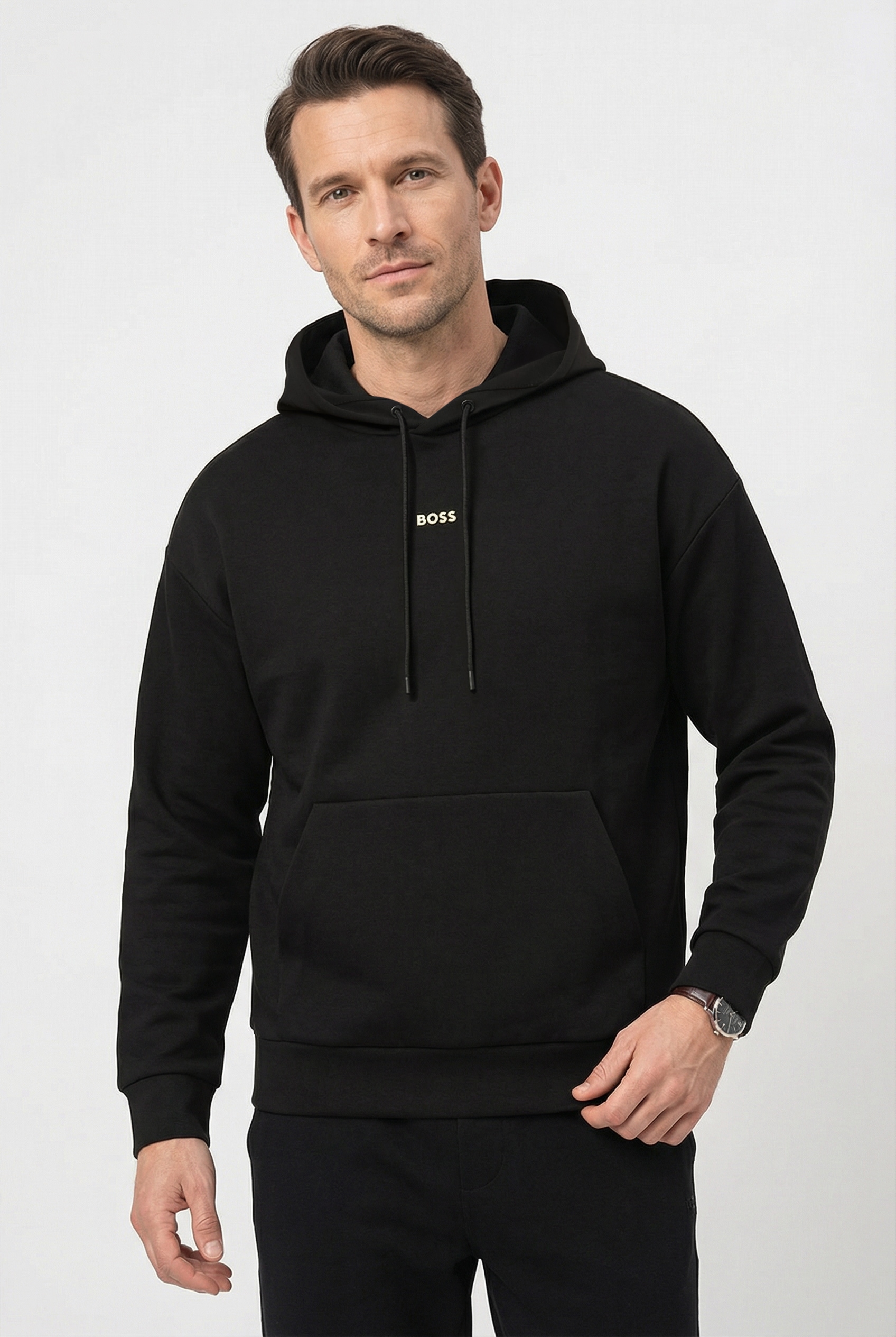 BOSS GREEN Kapuzensweatshirt »Sly Zone«, Kapuze mit Kordelzug, Regular Fit, Kängurutasche
