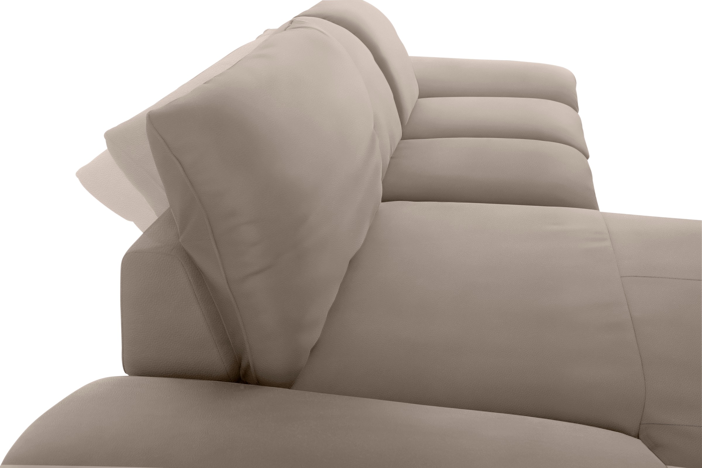 W.SCHILLIG Ecksofa »enjoy&MORE, Designsofa, elegant und bequem, L-Form«, Sitztiefenverstellung, Füße schwarz pulverbeschichtet, Breite 310 cm