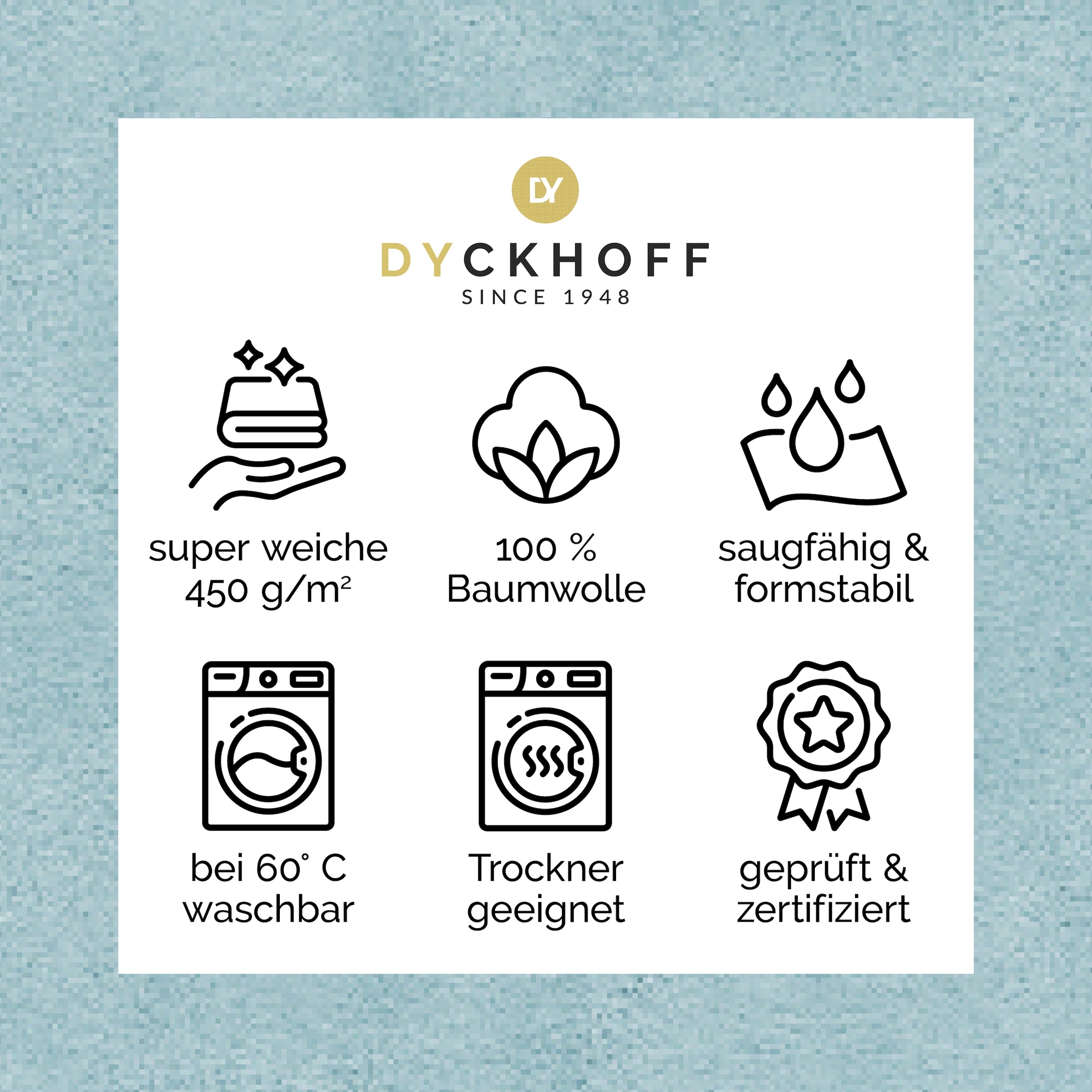 Dyckhoff Handtücher »Pure Natural Uni« BIO Baumwolle, GOTS