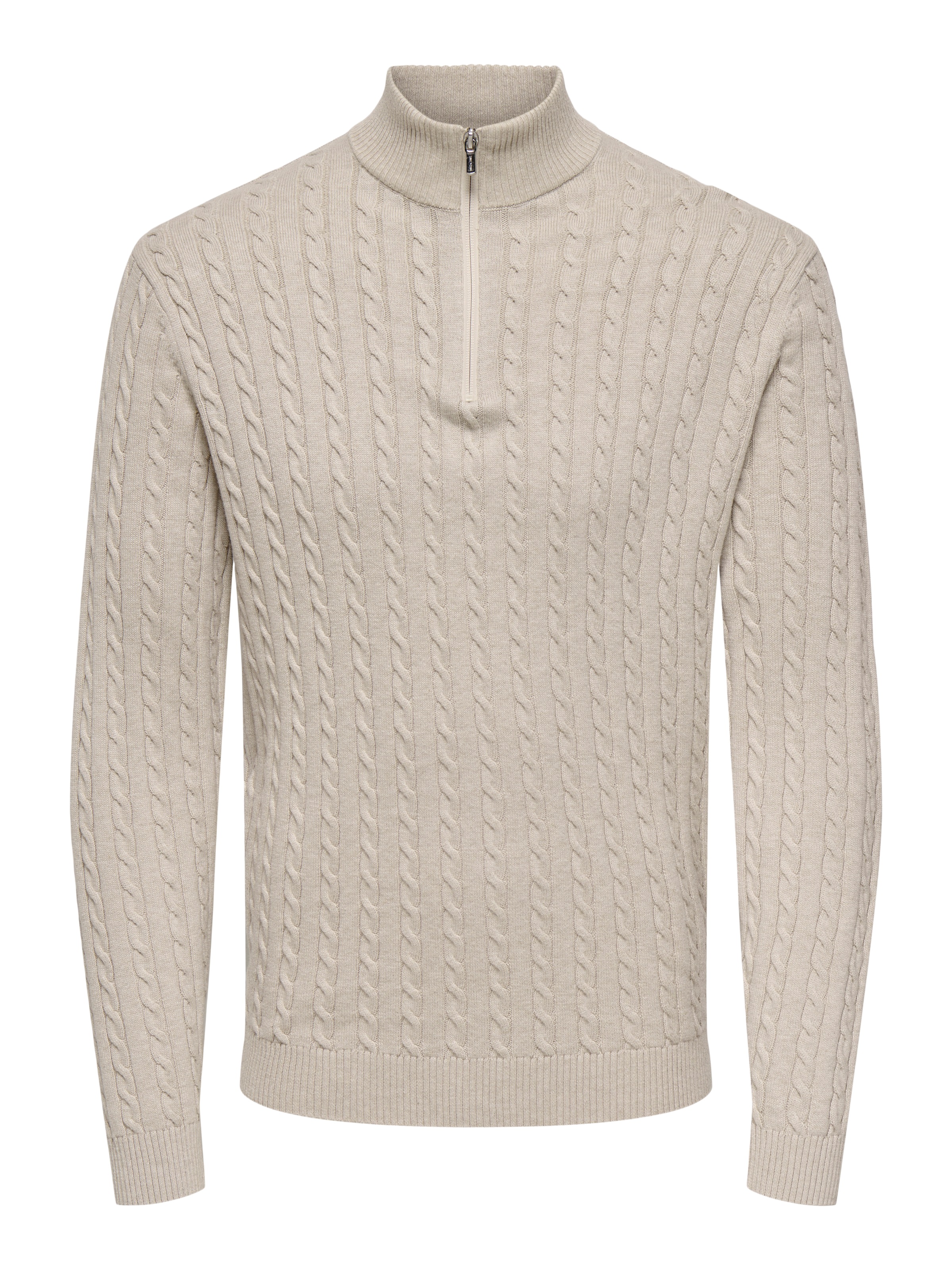 ONLY & SONS Troyer »ONSLOUI REG 12 CABEL HALF ZIP KNIT«