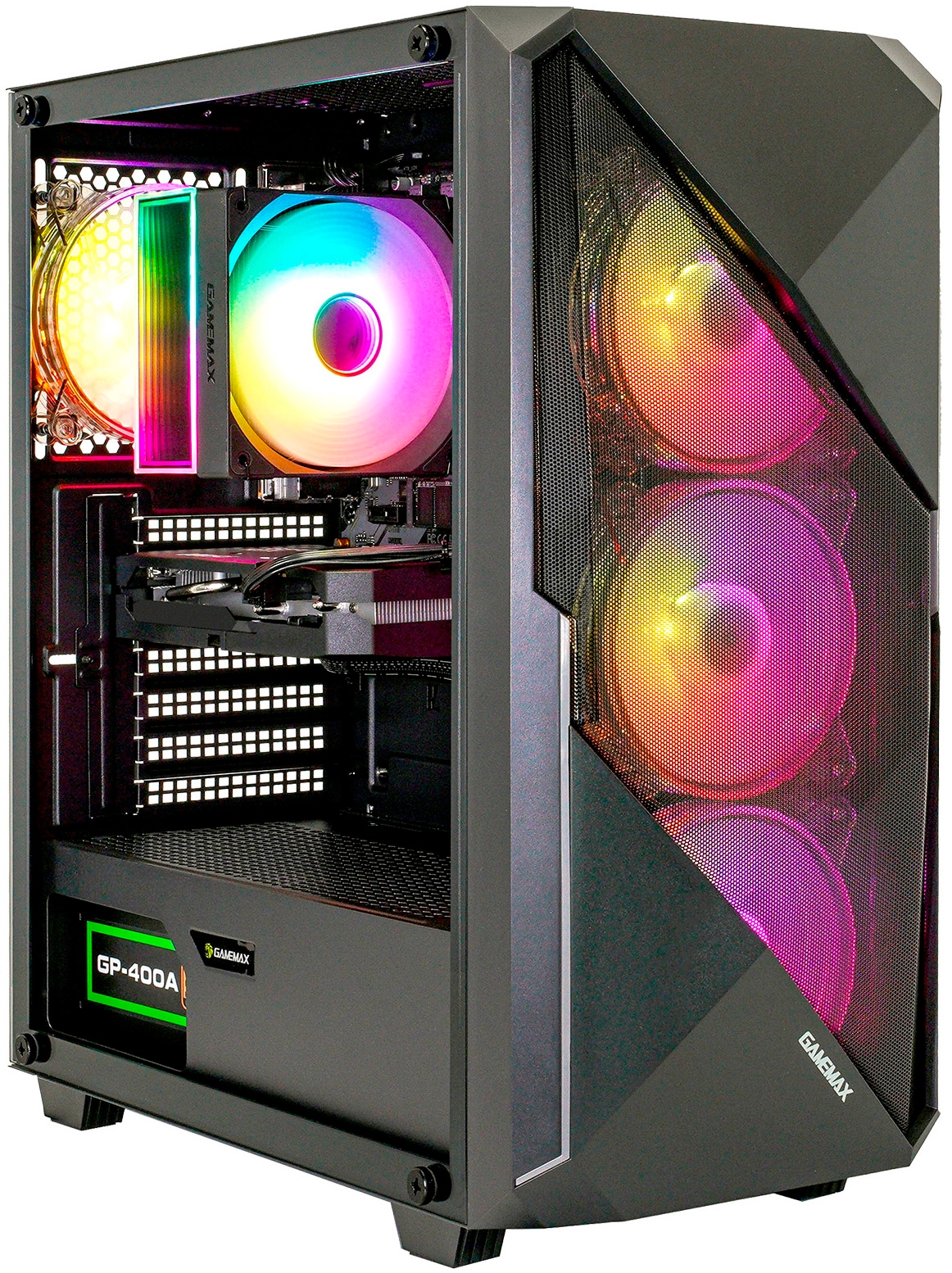 GAMEMAX »Striker 8169 AMD Ryzen 5 7500F 32GB DDR5 1TB SSD RX 9070« Windows 11, DDR5 RAM