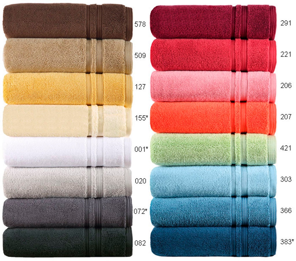 Baumwolle reine (1 Handtuch kaufen St.), Egeria Programm Streifenbordüre, »Manhatten mit Uni Gold«, online