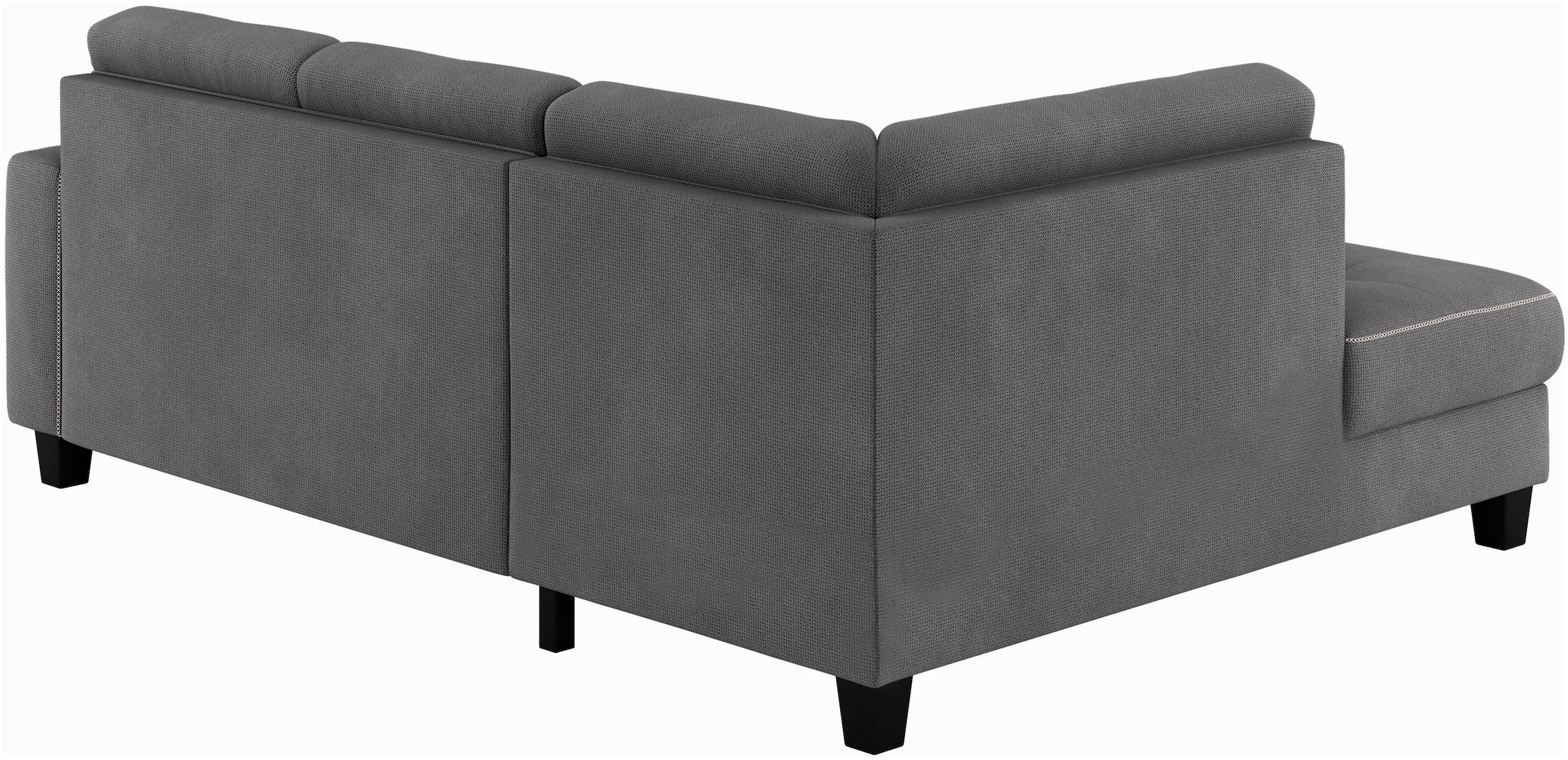Places of Style Ecksofa »Varese«, Kreuznaht in beige