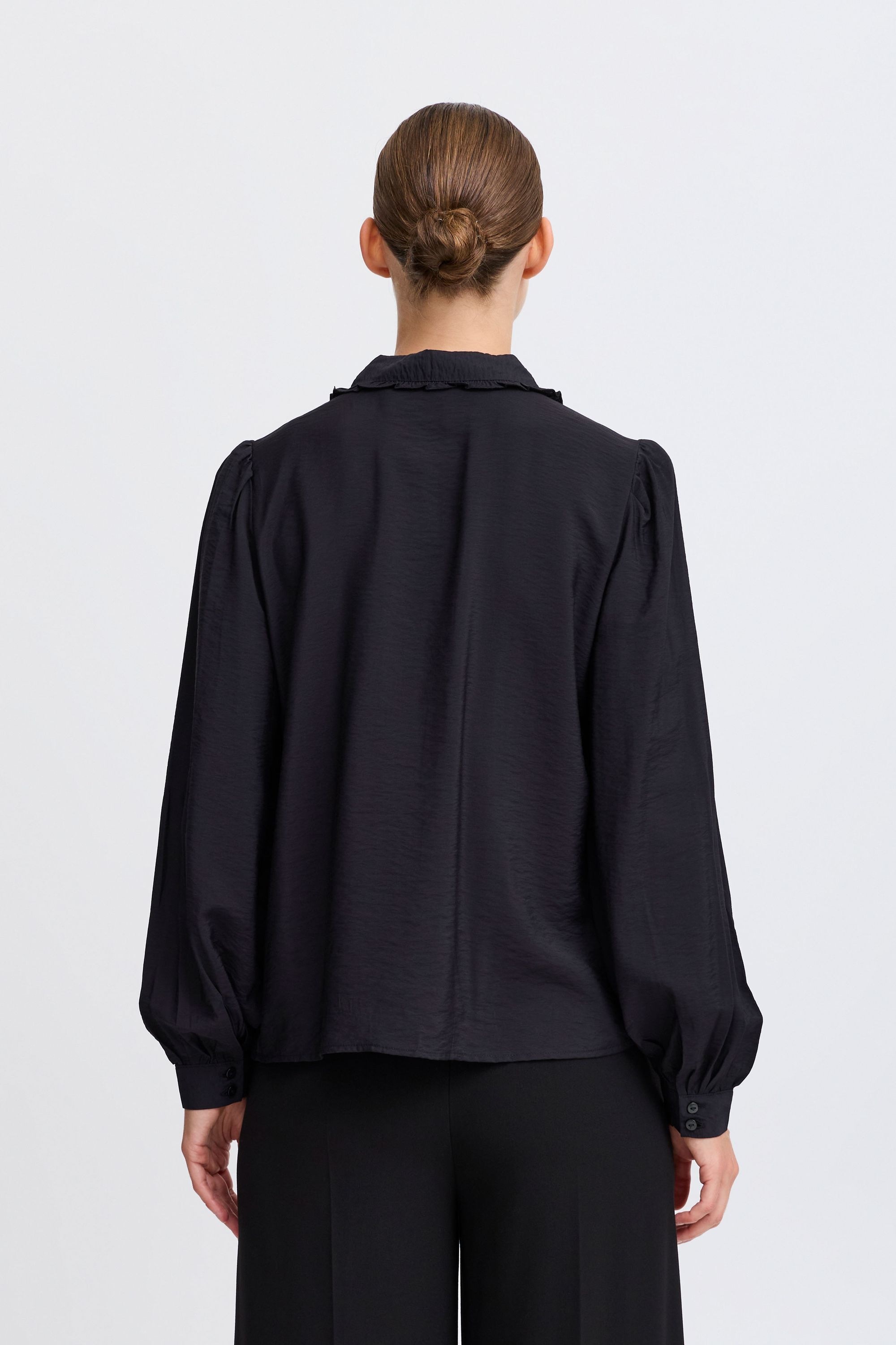 b.young Langarmbluse »Langarmbluse BYIBINE FRILL SHIRT«