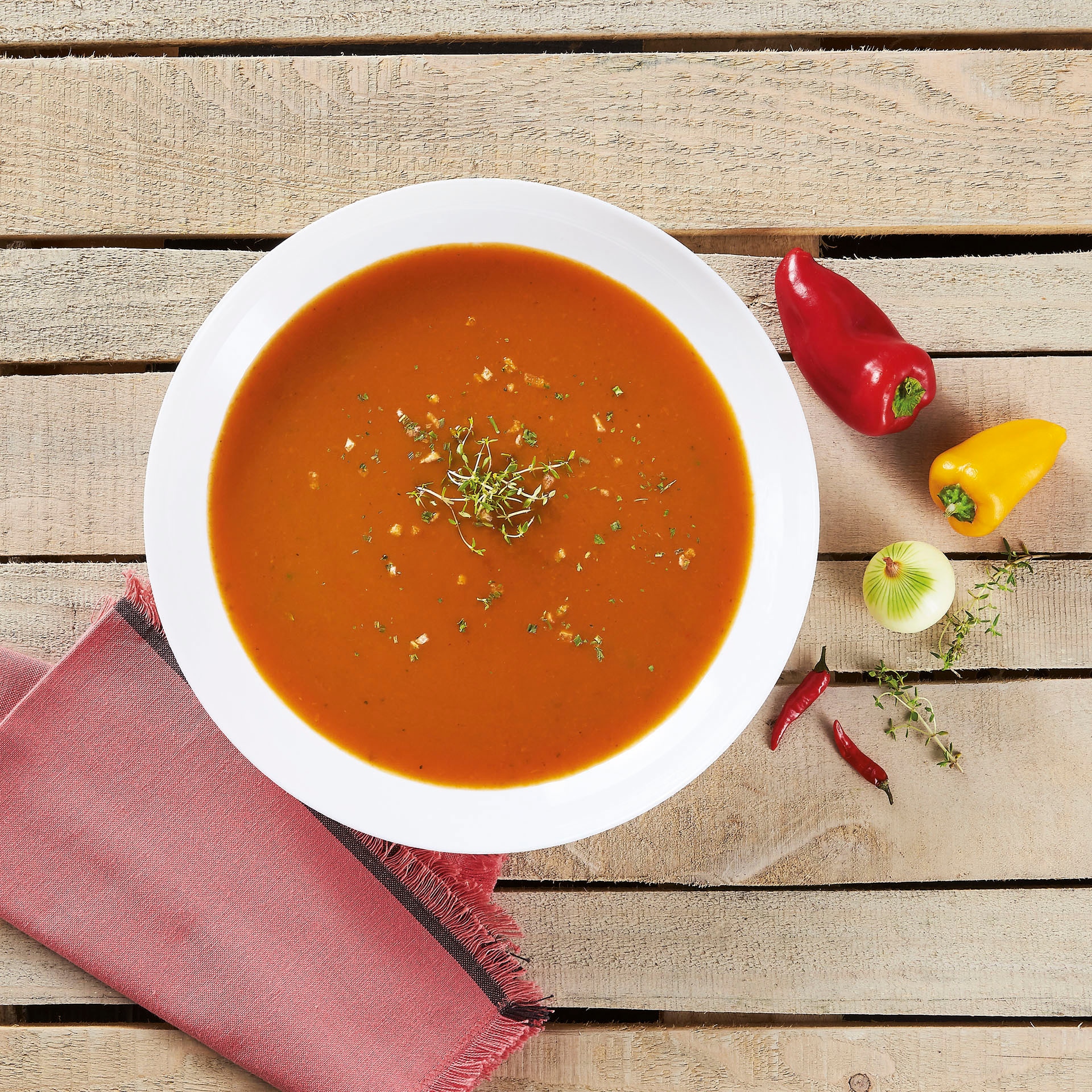 CreaTable Teller »Italien Party, Multifunktionsteller 26 cm 6-tlg« Teller Set, Europäische Qualität