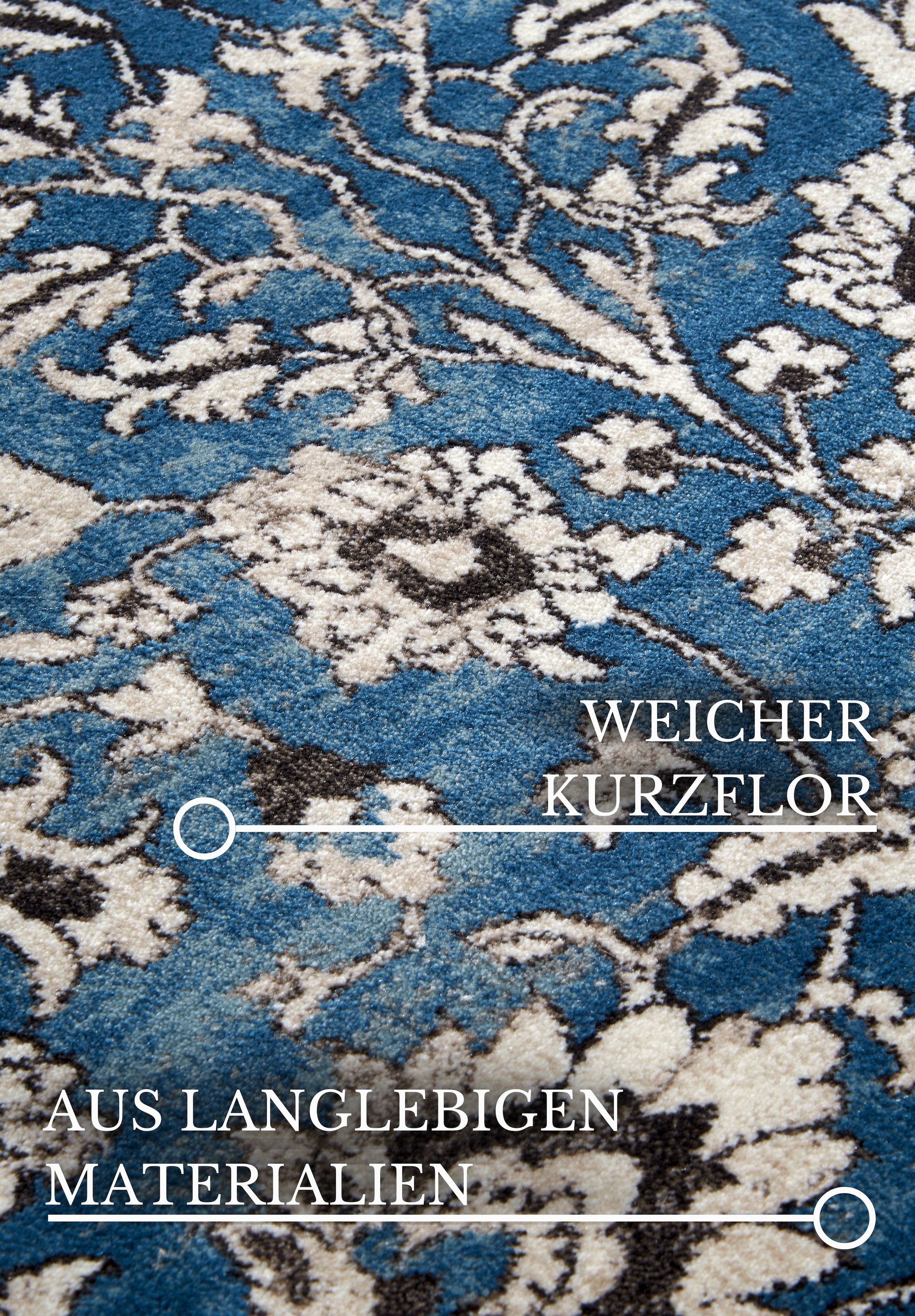 Villeroy & Boch Teppich »Ernest«, rechteckig, 11 mm Höhe, Läufer, Orientalisch, Wohnzimmer, Schlafzimmer, Klassisch, Kurzflor