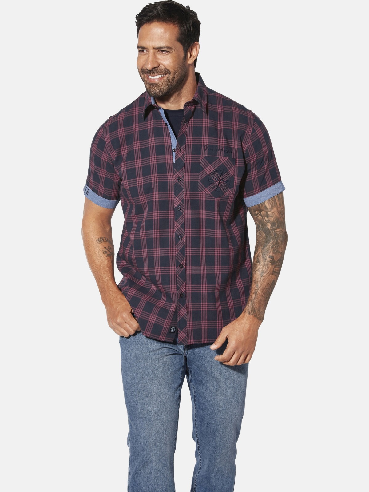 Jan Vanderstorm Kurzarmhemd »Kurzarmhemd TEOPER«