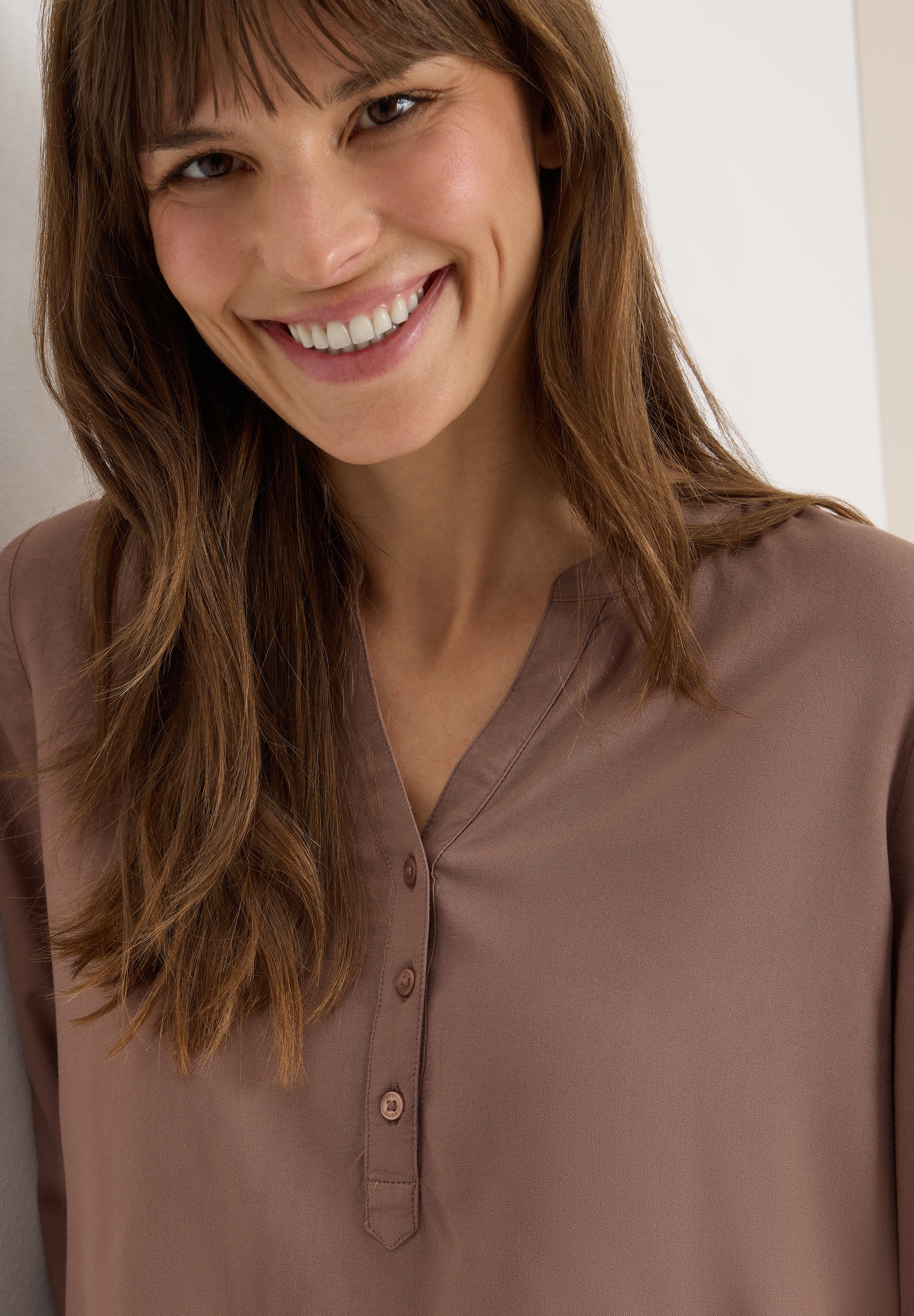 Cecil Langarmbluse mit elastischem Bund