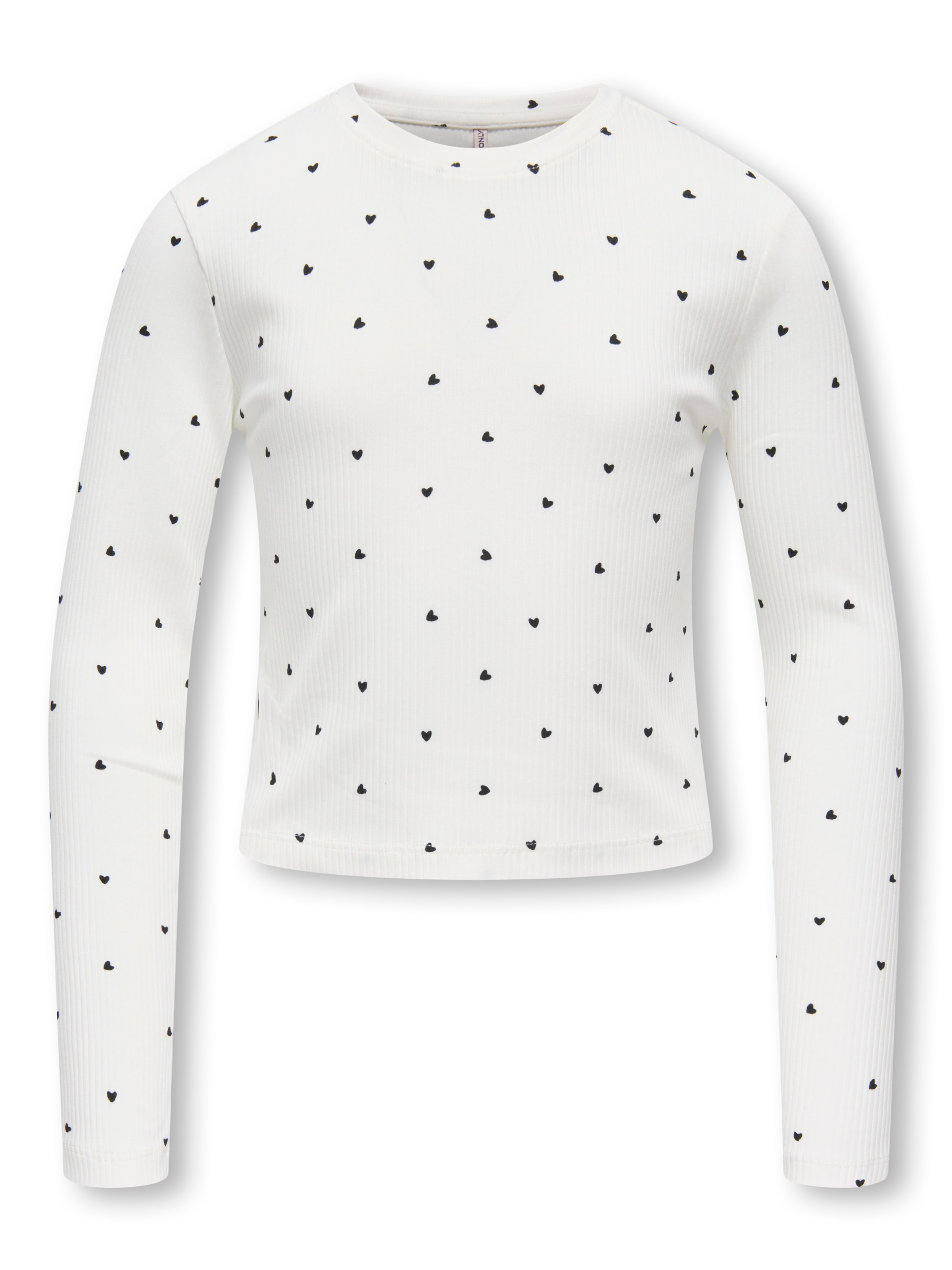 KIDS ONLY Langarmshirt »KOGBELLA LIFE AOP L/S TOP JRS NOOS« Baumwollmischung, figurbetont