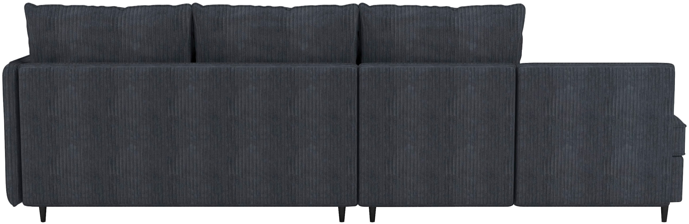 Dorel Home Ecksofa »LINDHUS, L-Form, verschiedene Stellvarianten, Loungesofa, Schlaf-Liege«, Wohnlandschaft, mit Recamiere, großer Bettkasten, Cord, Chenille