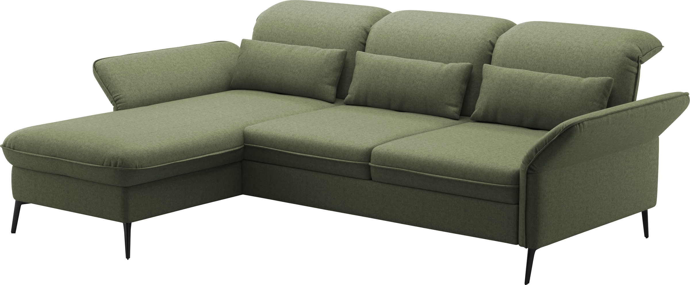sit&more Ecksofa »Emely«, mit Sitztiefenverstellung optional mit Bettfunktion und Bettkasten
