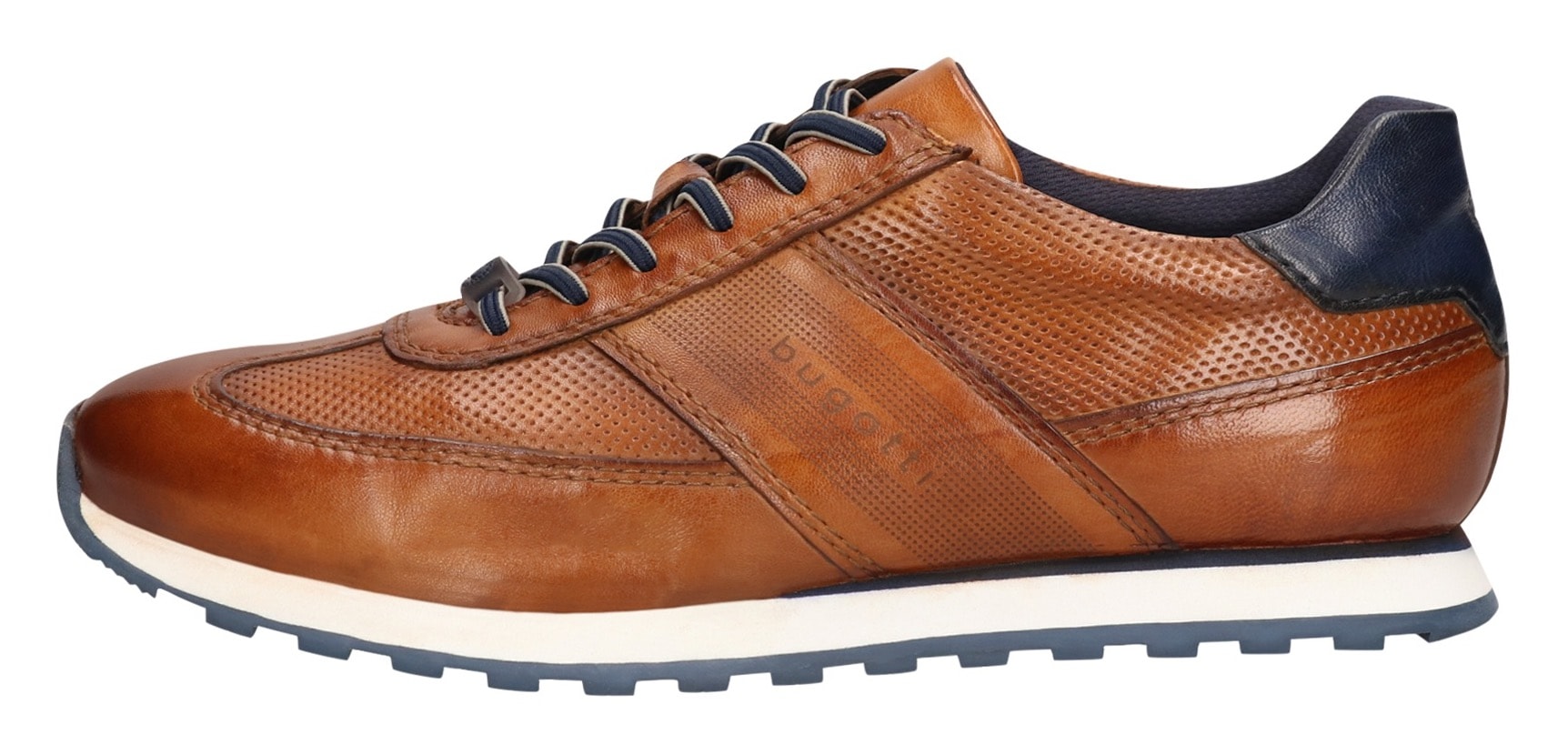 bugatti Sneaker, Freizeitschuh, Halbschuh, Schnürschuh mit Kontrastbesatz