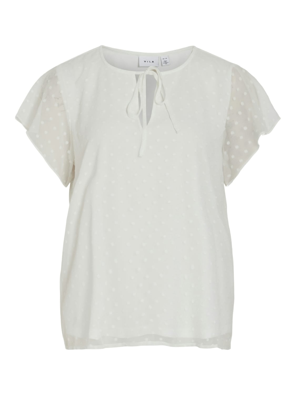 Vila Kurzarmshirt »VIEDEE C/S V-NECK TOP - NOOS«