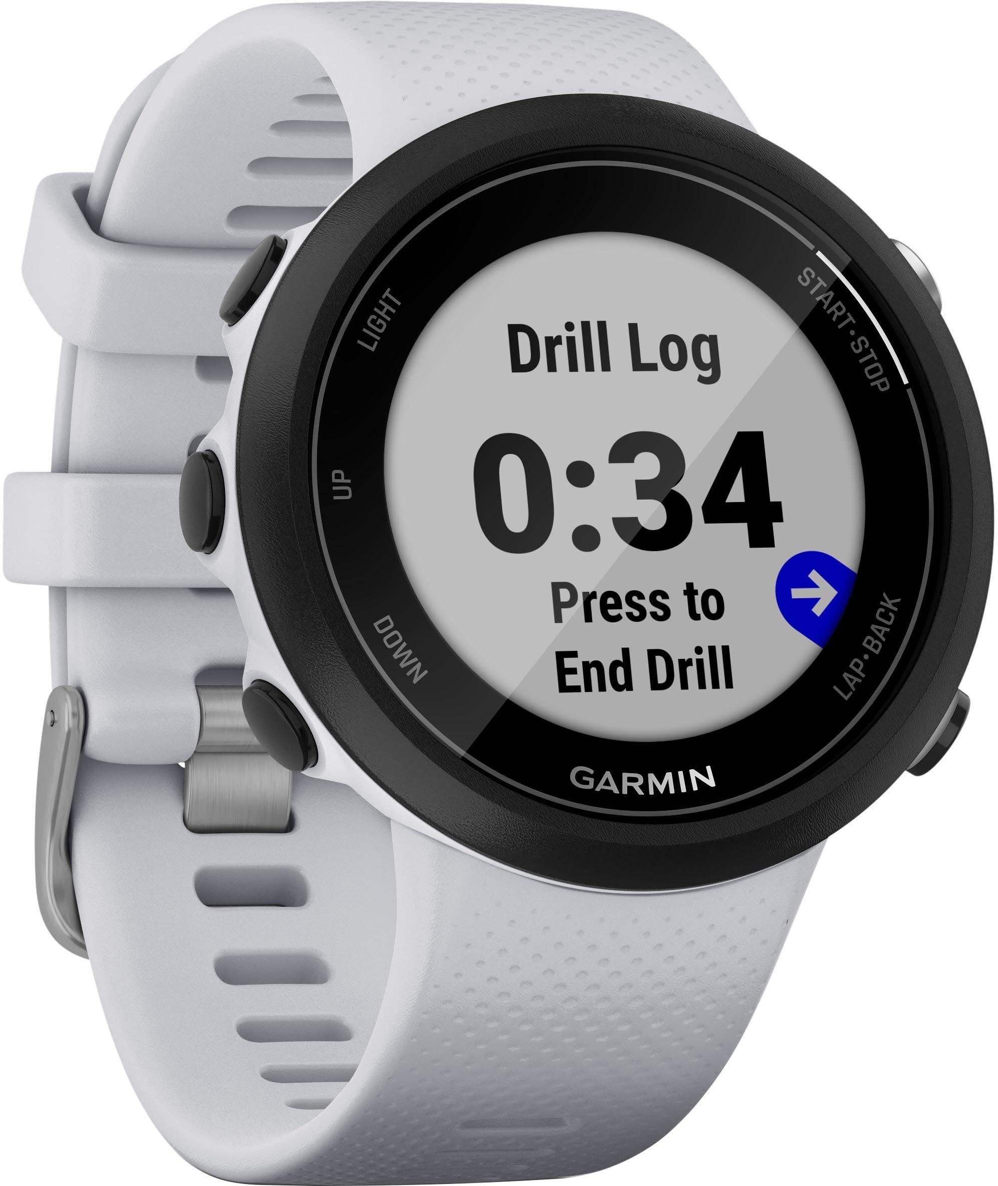 Garmin Smartwatch »Swim2 mit Silikon-Armband 20 mm«