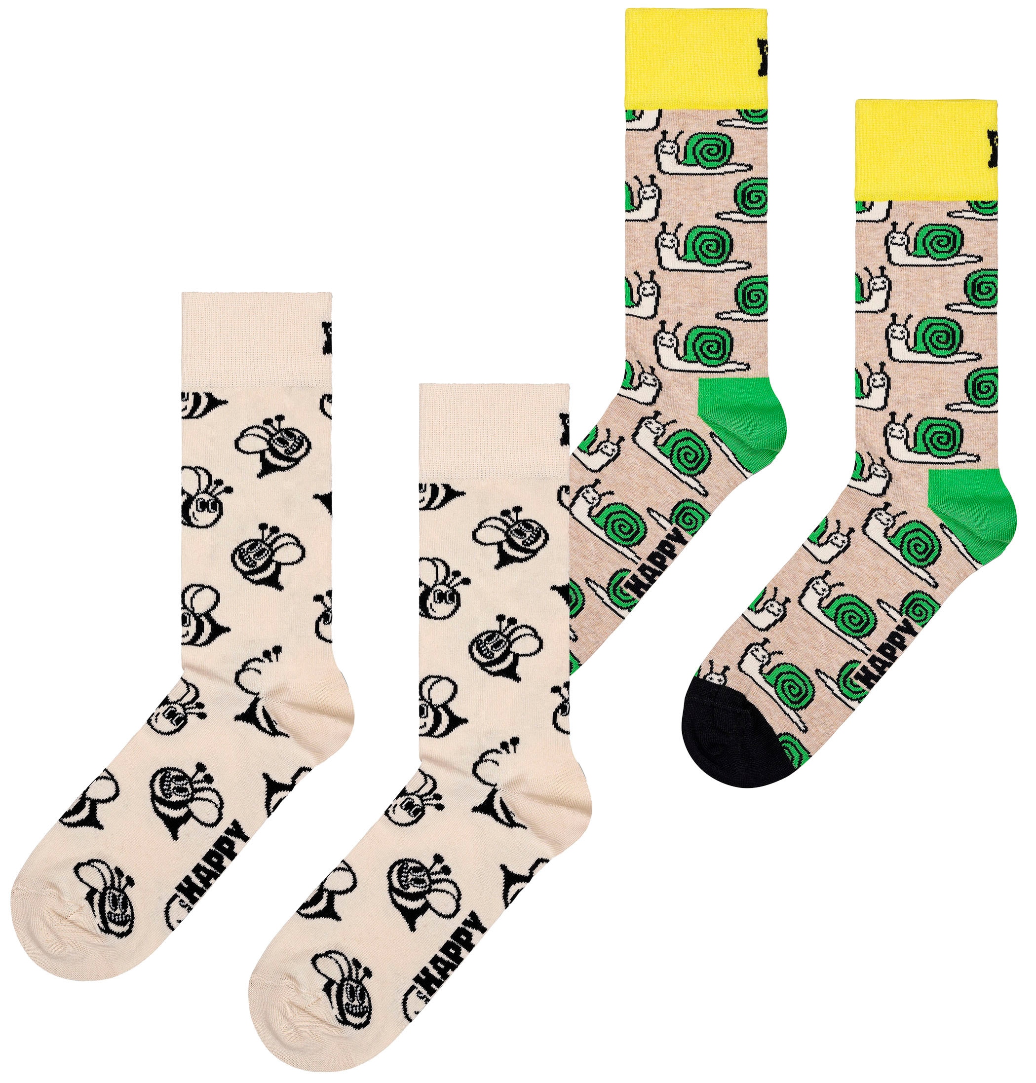 Happy Socks (2 Paar), bei Socks Bee Snail Socken, & ♕