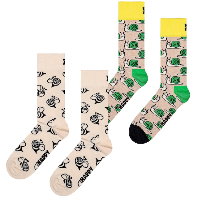 Happy Socks Socken, (2 Paar), Bee & Snail Socks bei ♕