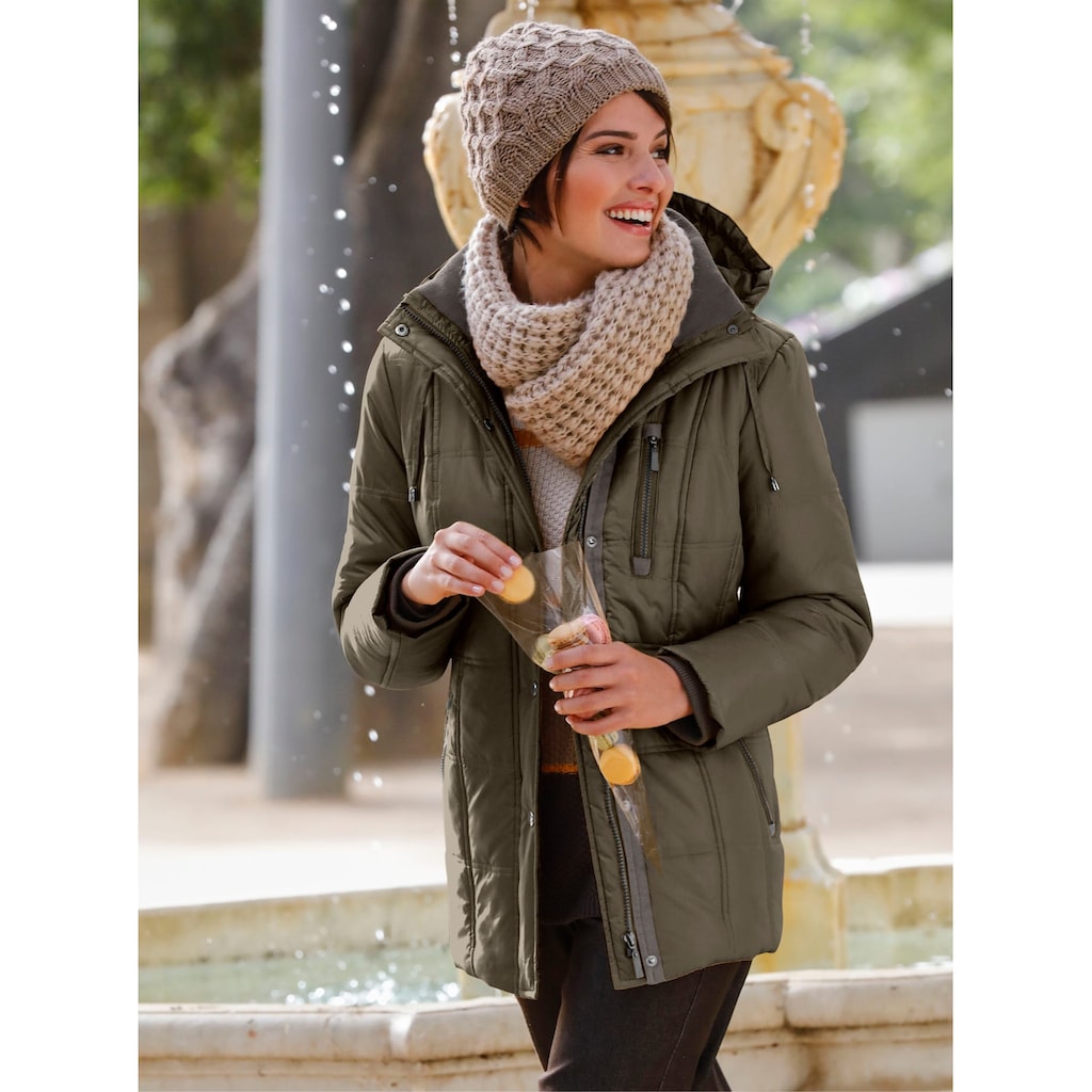 Casual Looks Steppjacke, mit Kapuze