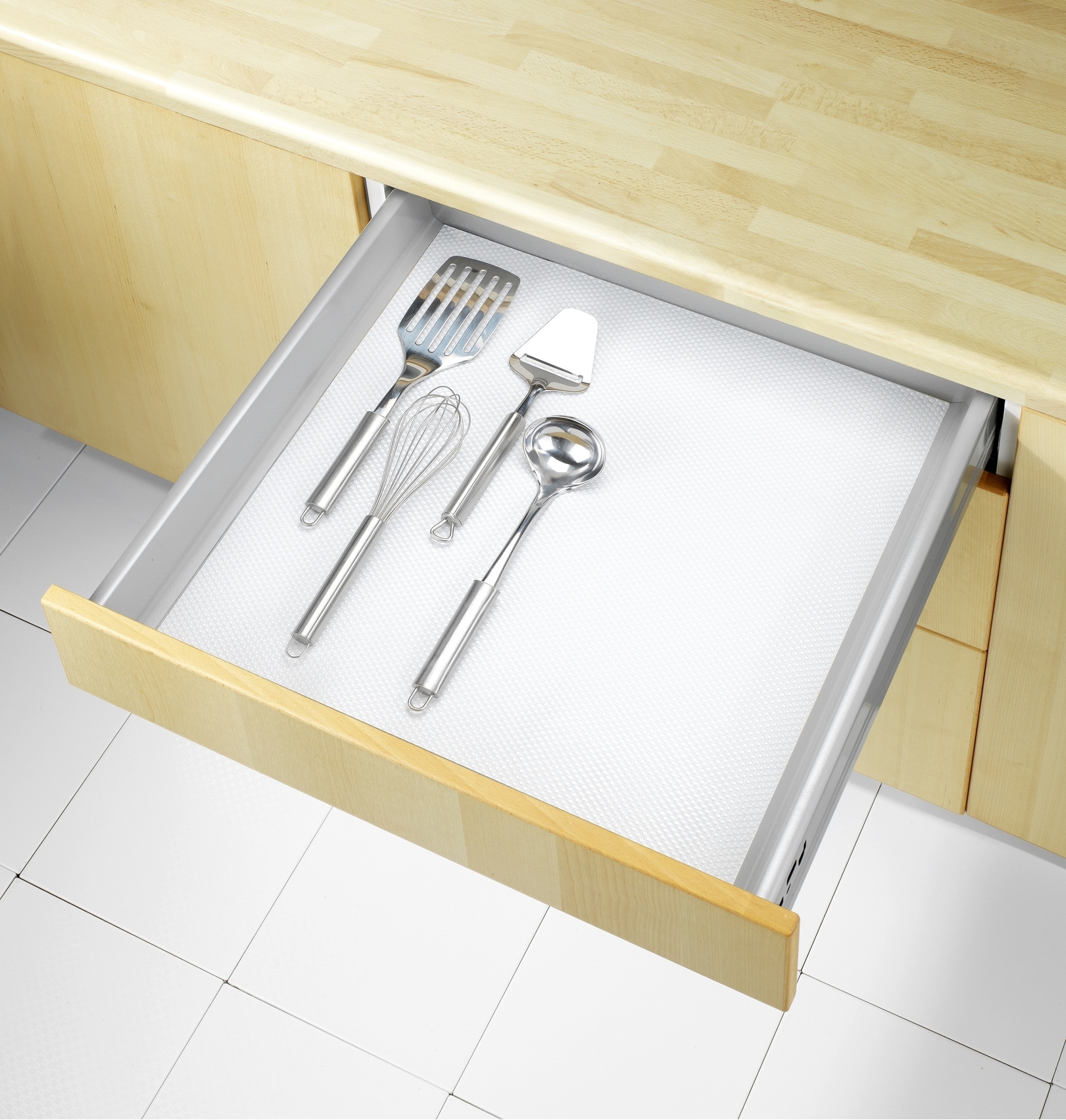 WENKO Schubladenmatte »Modell weiß« Set, 3 Stk. tlg.