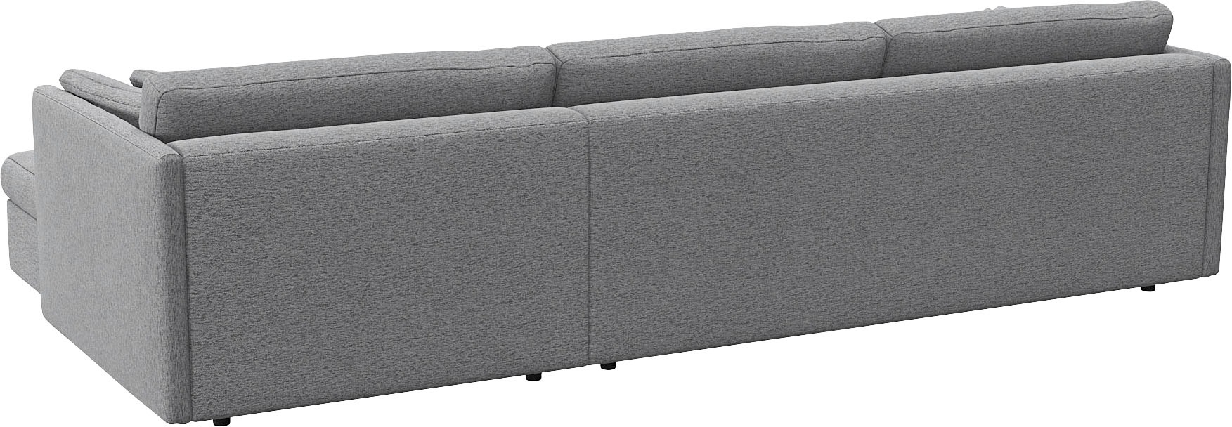 FLEXLUX Ecksofa »Lovane« Weich & anschmiegsam, große Sitztiefe auf Kaltschaum, Dekokissen inkl.