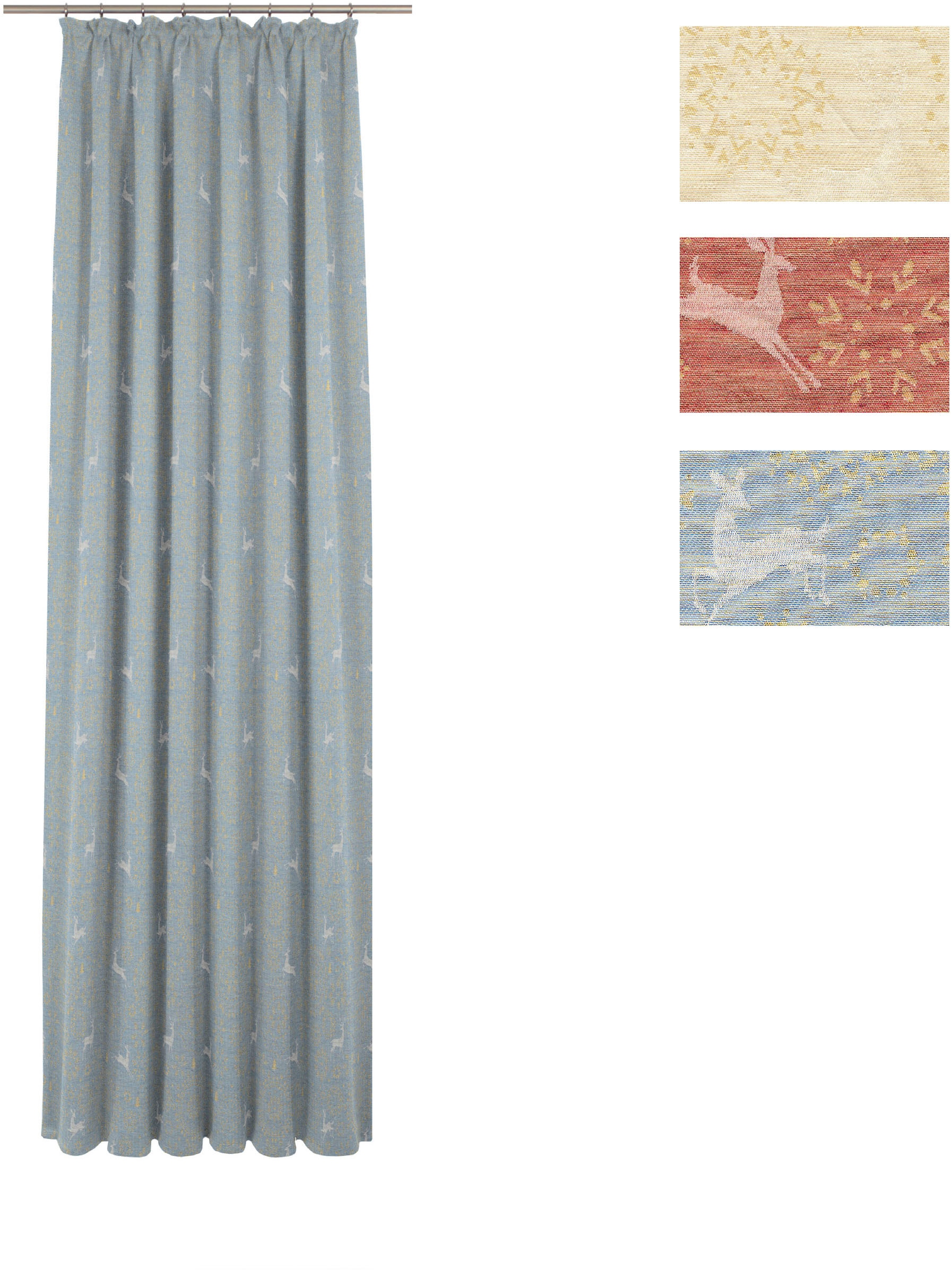 Wirth Vorhang »Swift« Kräuselband 1 Stk. tlg.