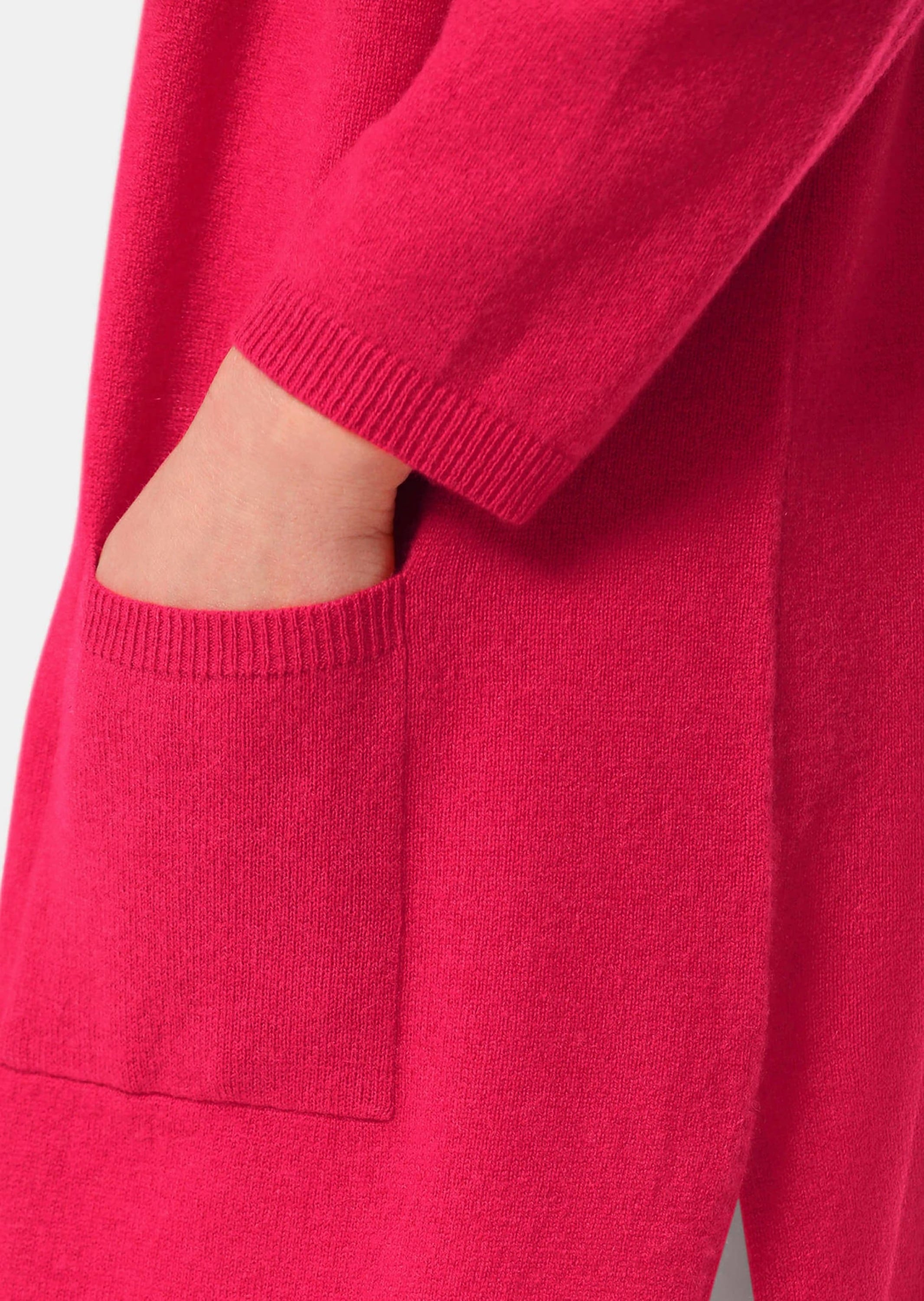 GOLDNER Strickjacke »Kurzgröße Modische Kaschmir-Longstrickjacke«