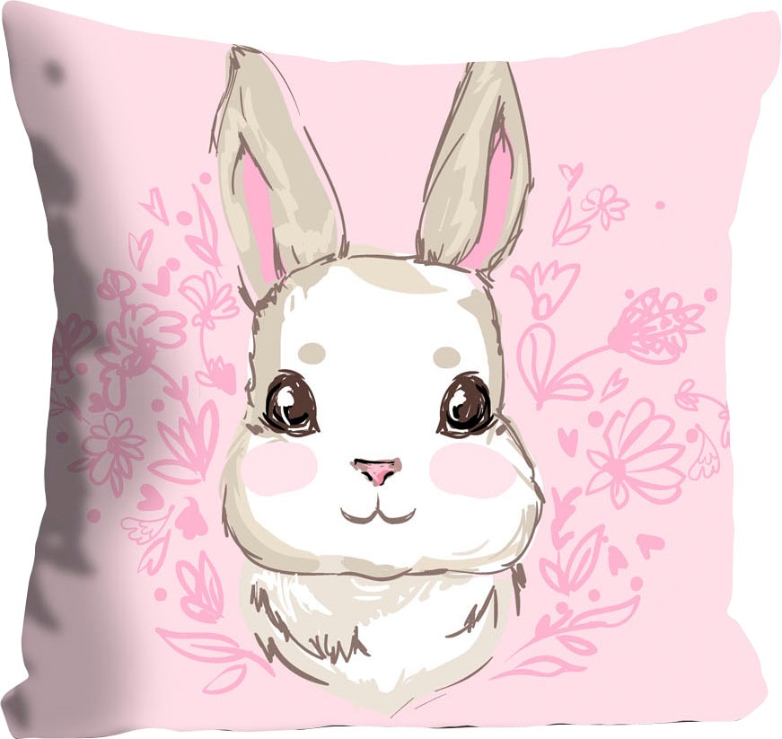 queence Dekokissen »Ivar« mit einem süßen Häschen