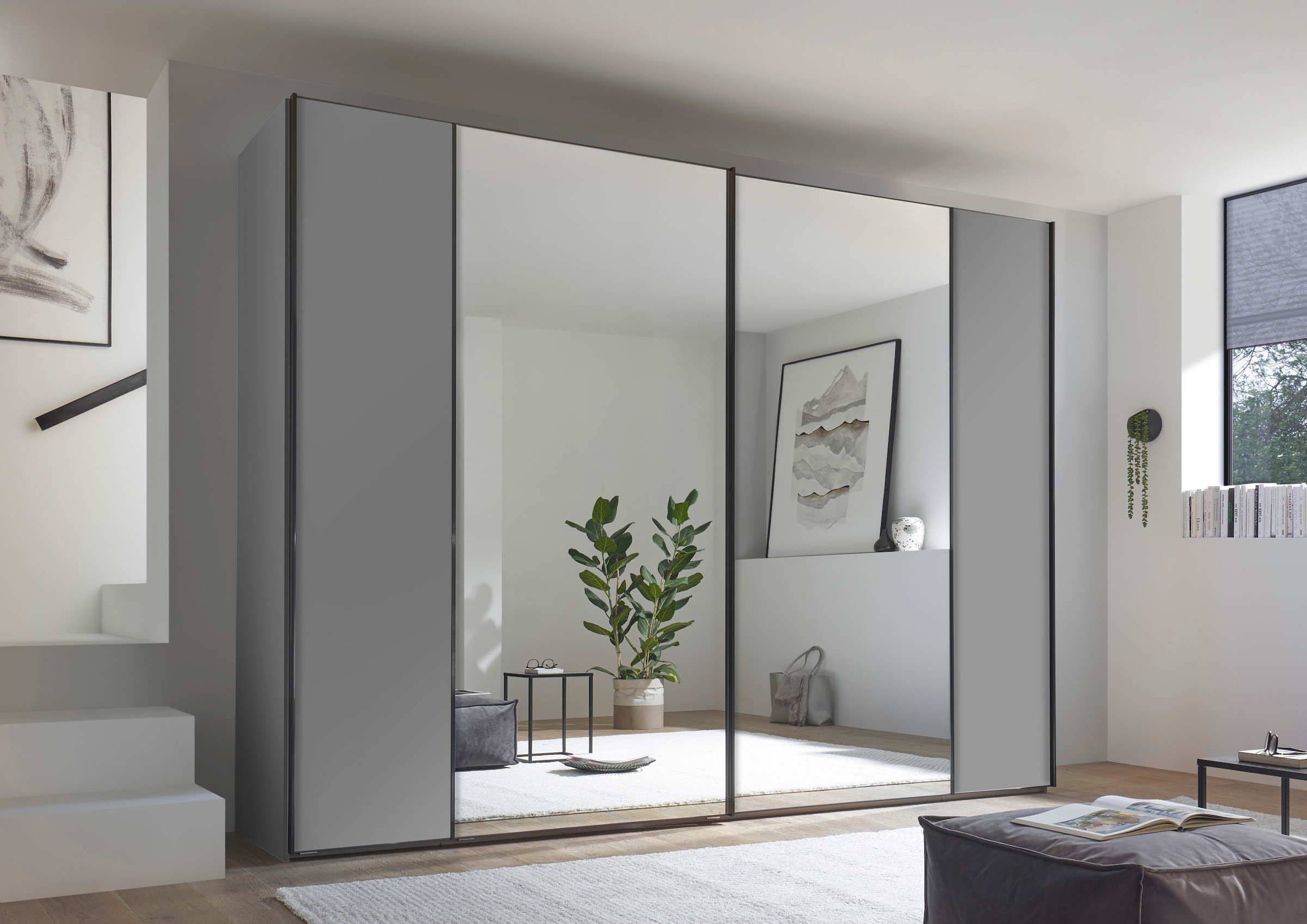 STAUD Schwebetürenschrank »Sonett 120 G, Made in Germany« mit vier verschiedenen Ausstattungsvarianten