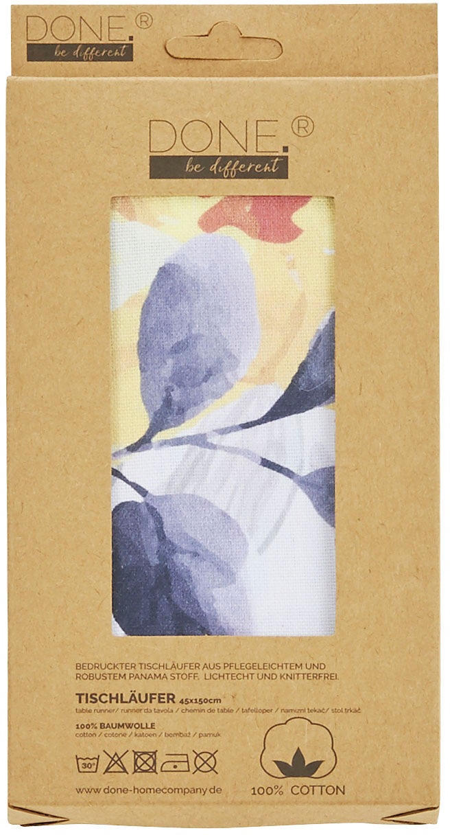 done.® Tischläufer »Yellow Roses, mit Rosenmotiv«, (1 St.), Digitaldruck, Maße ca. 45x150 cm