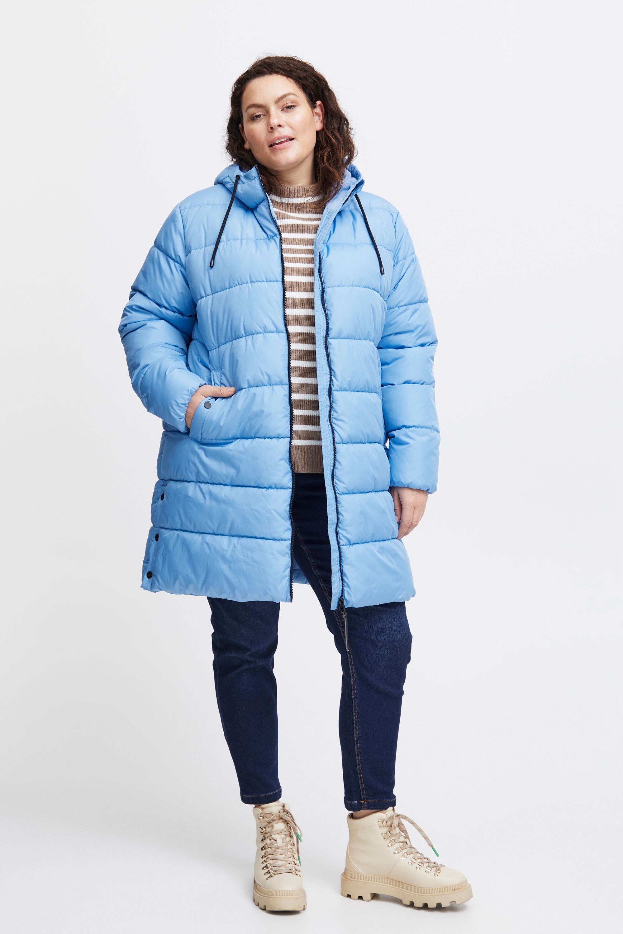 fransa Winterjacke »Winterjacke FPMabelle«, mit Kapuze