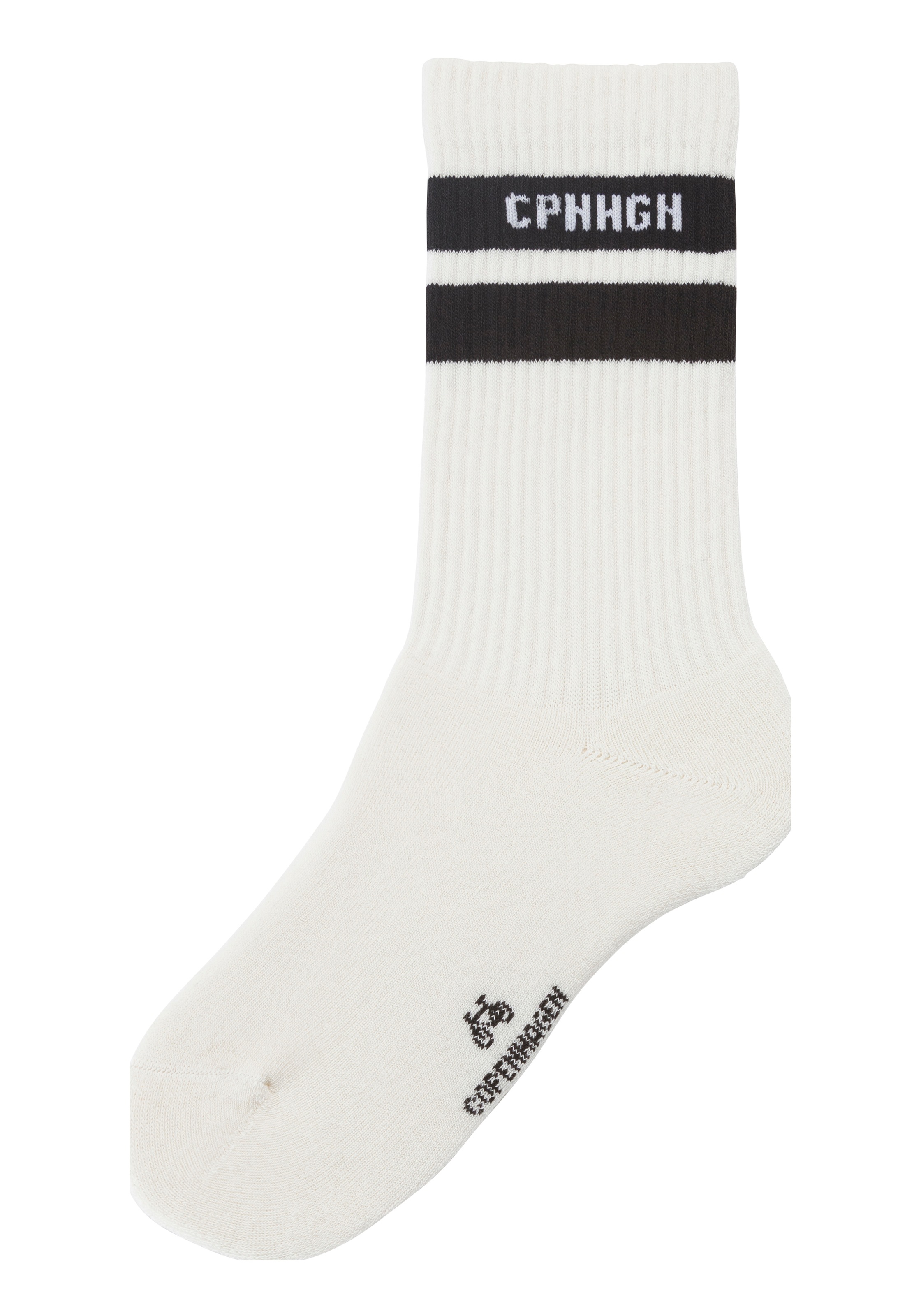 Copenhagen Studios Tennissocken, (Packung, 3 Paar), mit Streifendesign und Vollfrottee