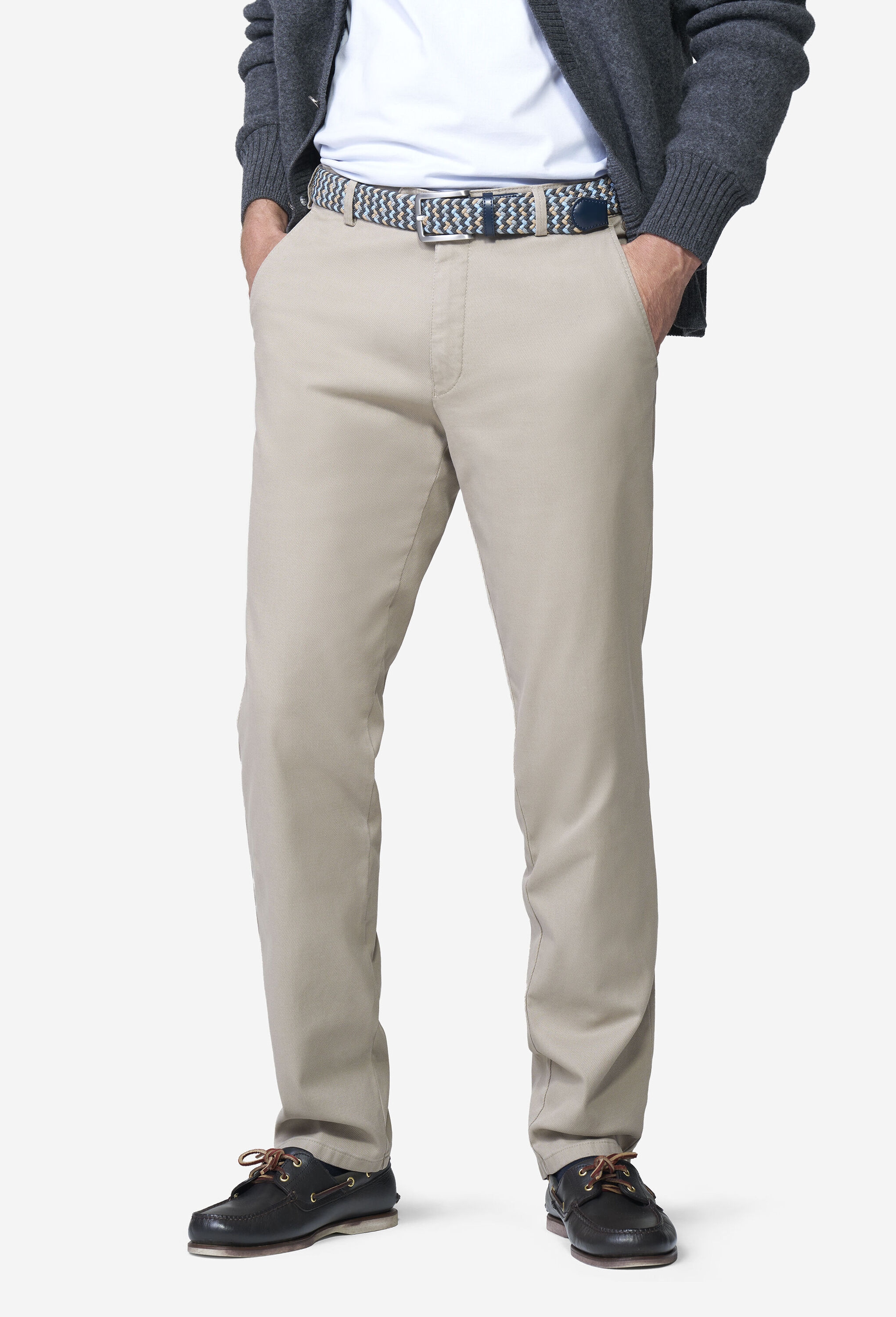 MEYER Chinohose »Bonn 2-5627«  im Canvas Look