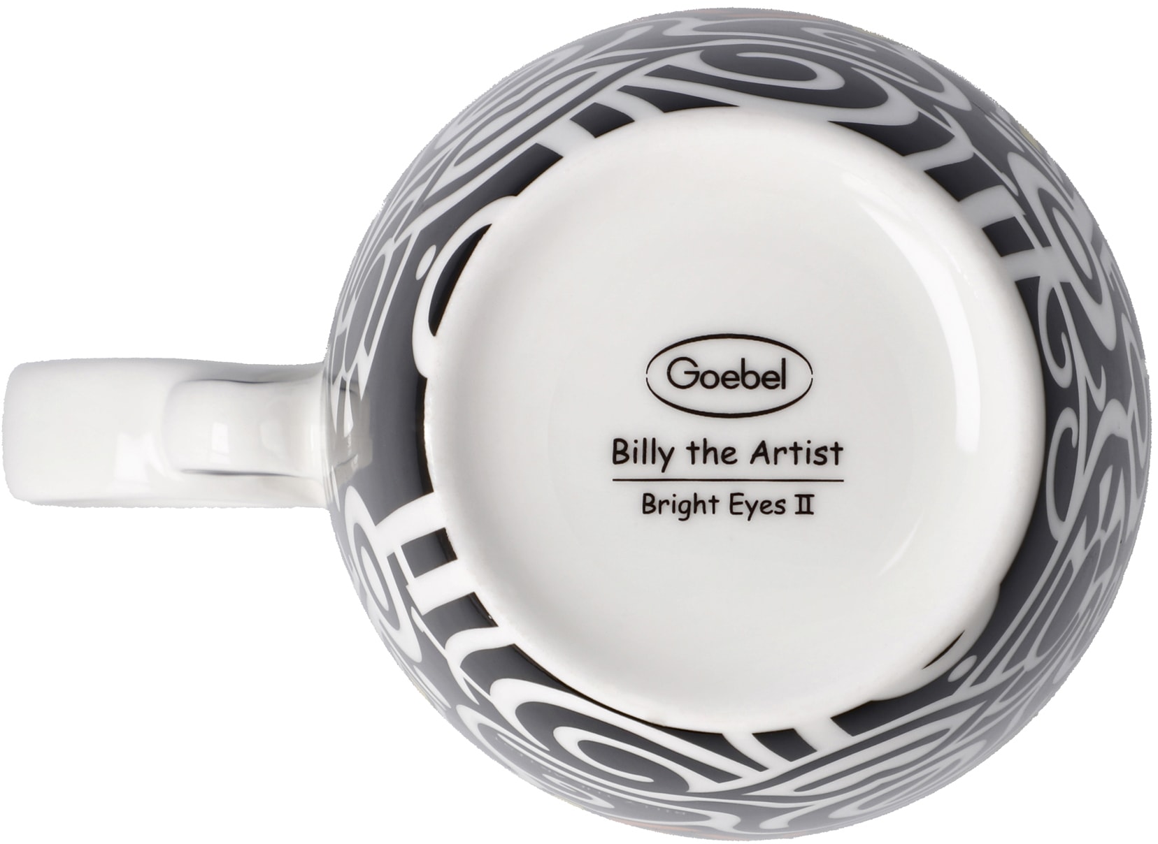 Billy Goebel mit Künstlertasse, XXL Art, Garantie Artist«, the Jahren The »Billy Pop Bright Tasse Artist 3 Eyes - II