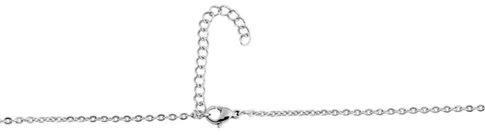 Adelia´s Kette mit Anhänger »Adelia's Damen Edelstahl Ankerkette Halskette mit Anhänger Anker 45 cm«