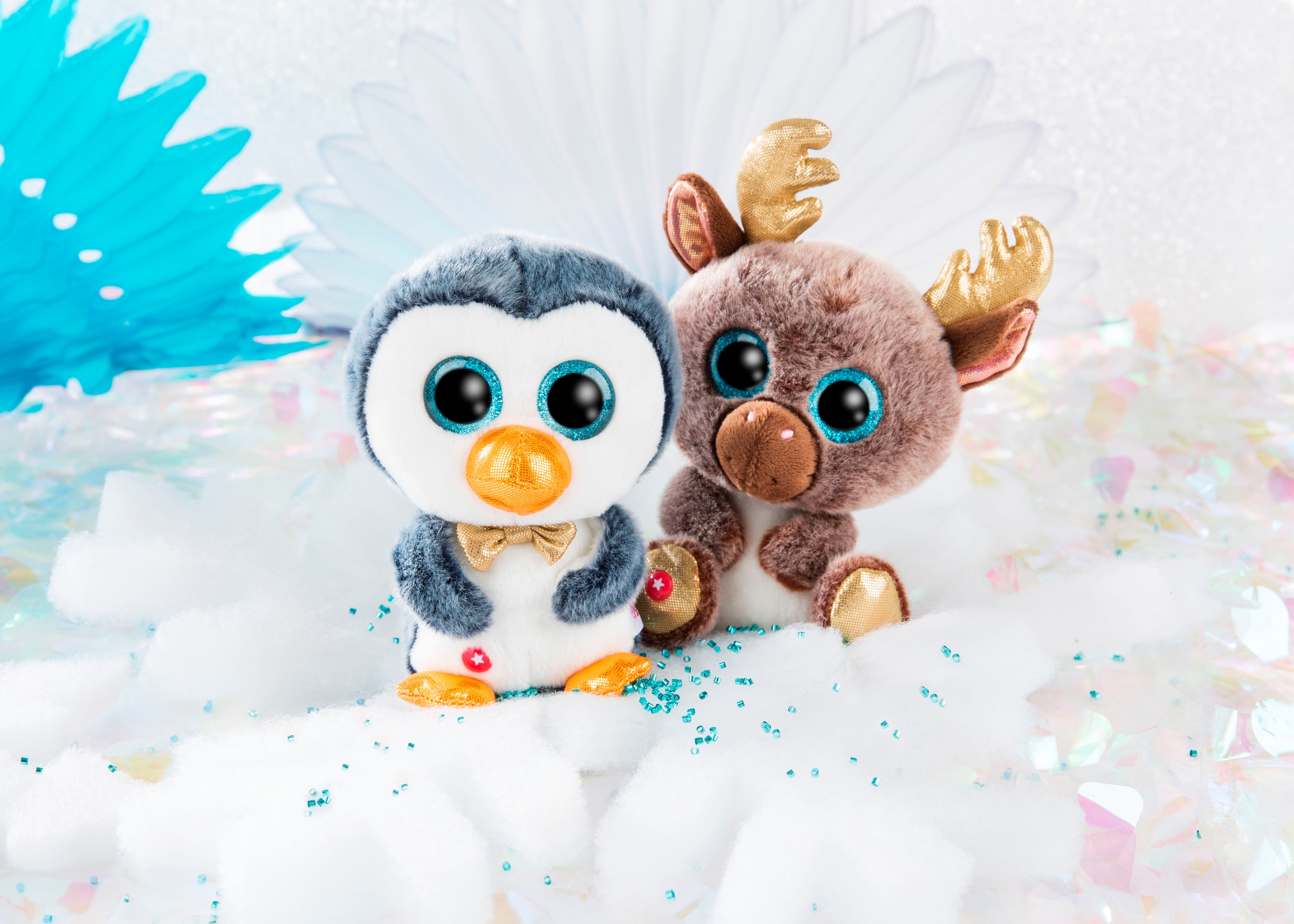 Nici Kuscheltier »Glubschis, Pinguin Sniffy, 15 cm schlenkernd«