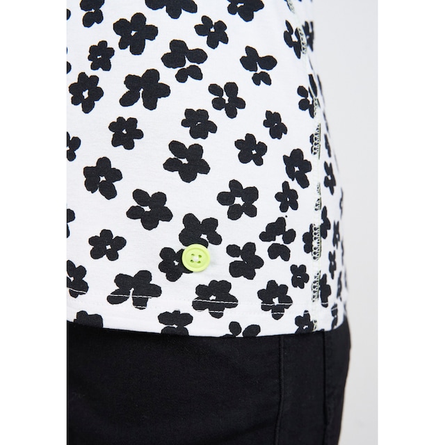 Seidel Moden T-Shirt, mit Blumen-Allover-Print in Black and White, Made in  Germany online bei UNIVERSAL