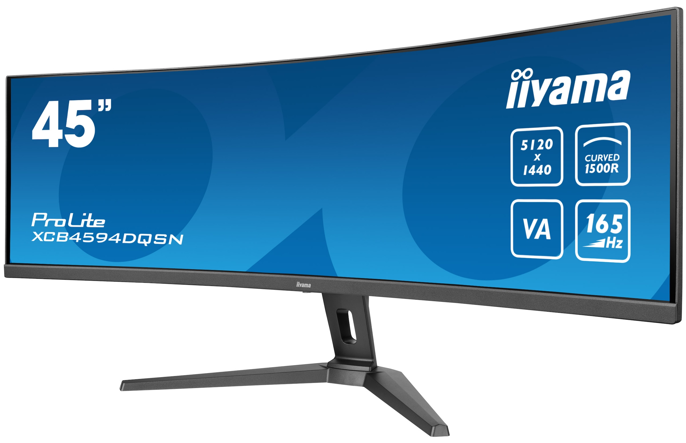 Iiyama Curved-LED-Monitor »XCB4594DQSN-B1«, 113 cm/44 Zoll, 5120 x 1440 px, DQHD, 165 Hz