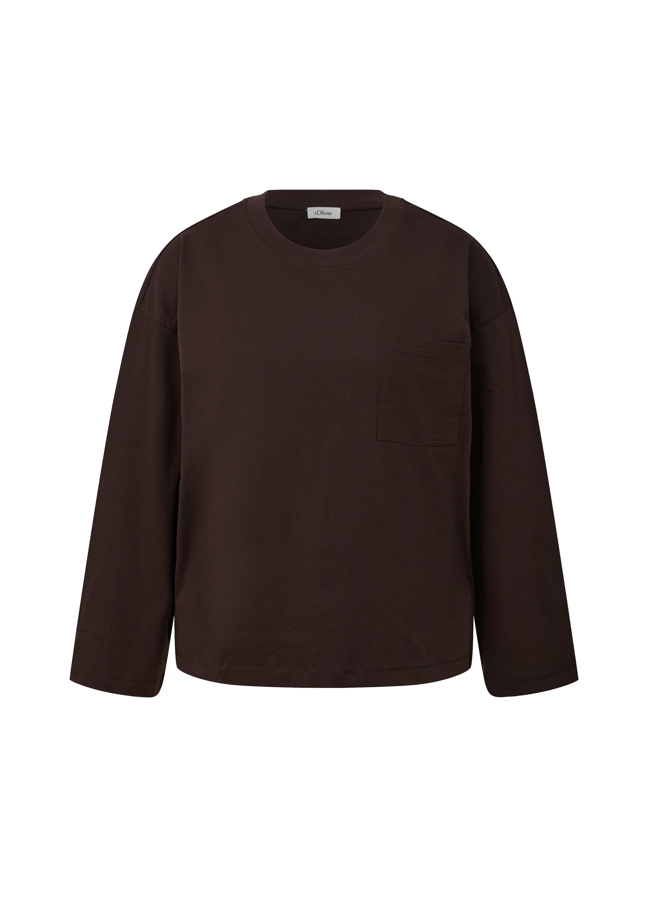 s.Oliver CURVE Langarmshirt mit Rundhals / Große Größen