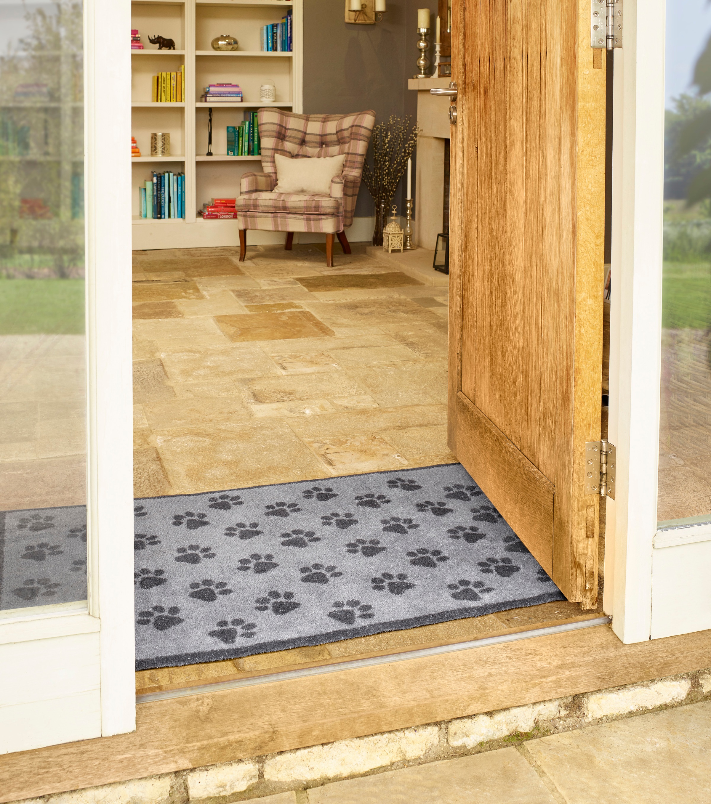 Turtle Mat Teppich »Paws Grey« rechteckig 9 mm Höhe