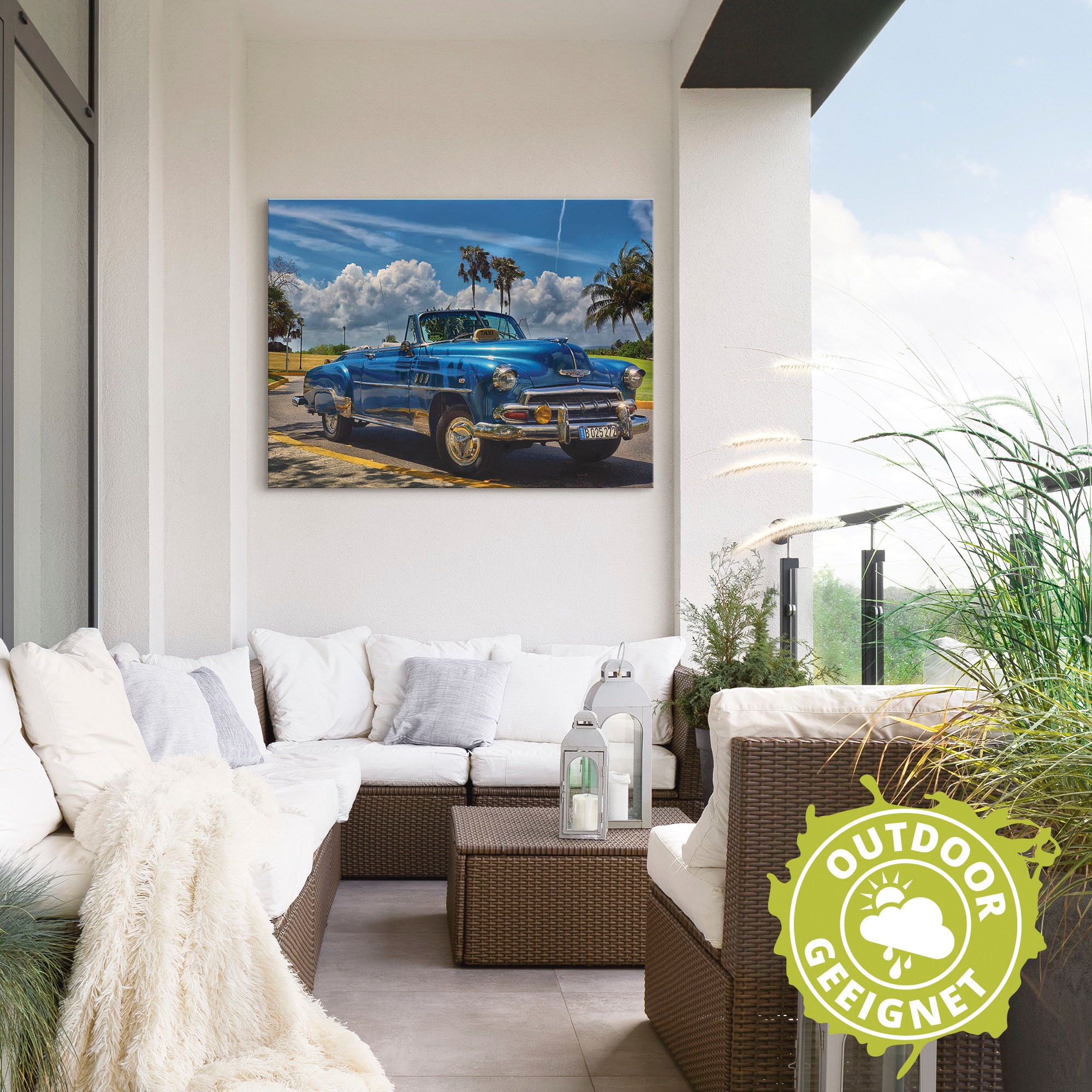 Artland Wandbild »Havanna Flair« Auto 1 Stk. tlg. als Alubild, Outdoorbild, Leinwandbild, Poster, Wandaufkleber