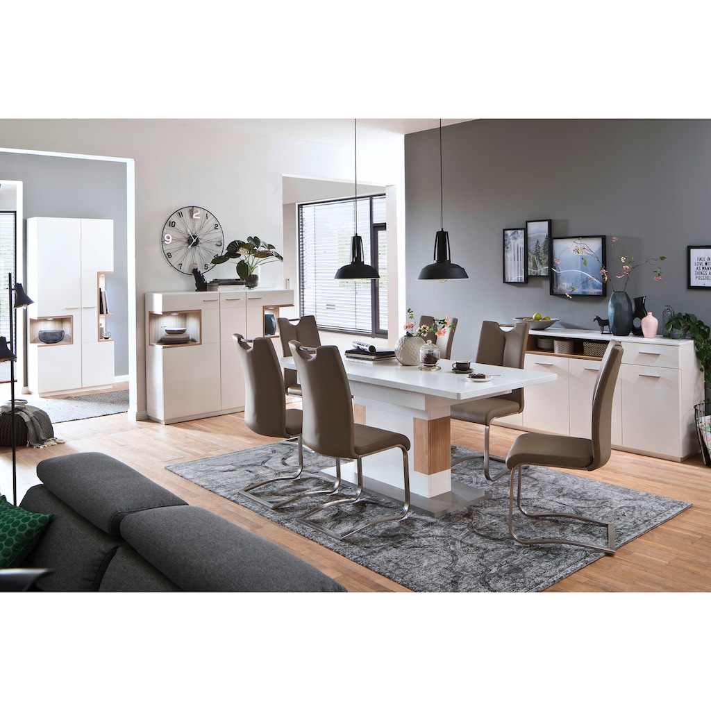 MCA furniture Freischwinger »Artos«, (Set), 2 St., Leder