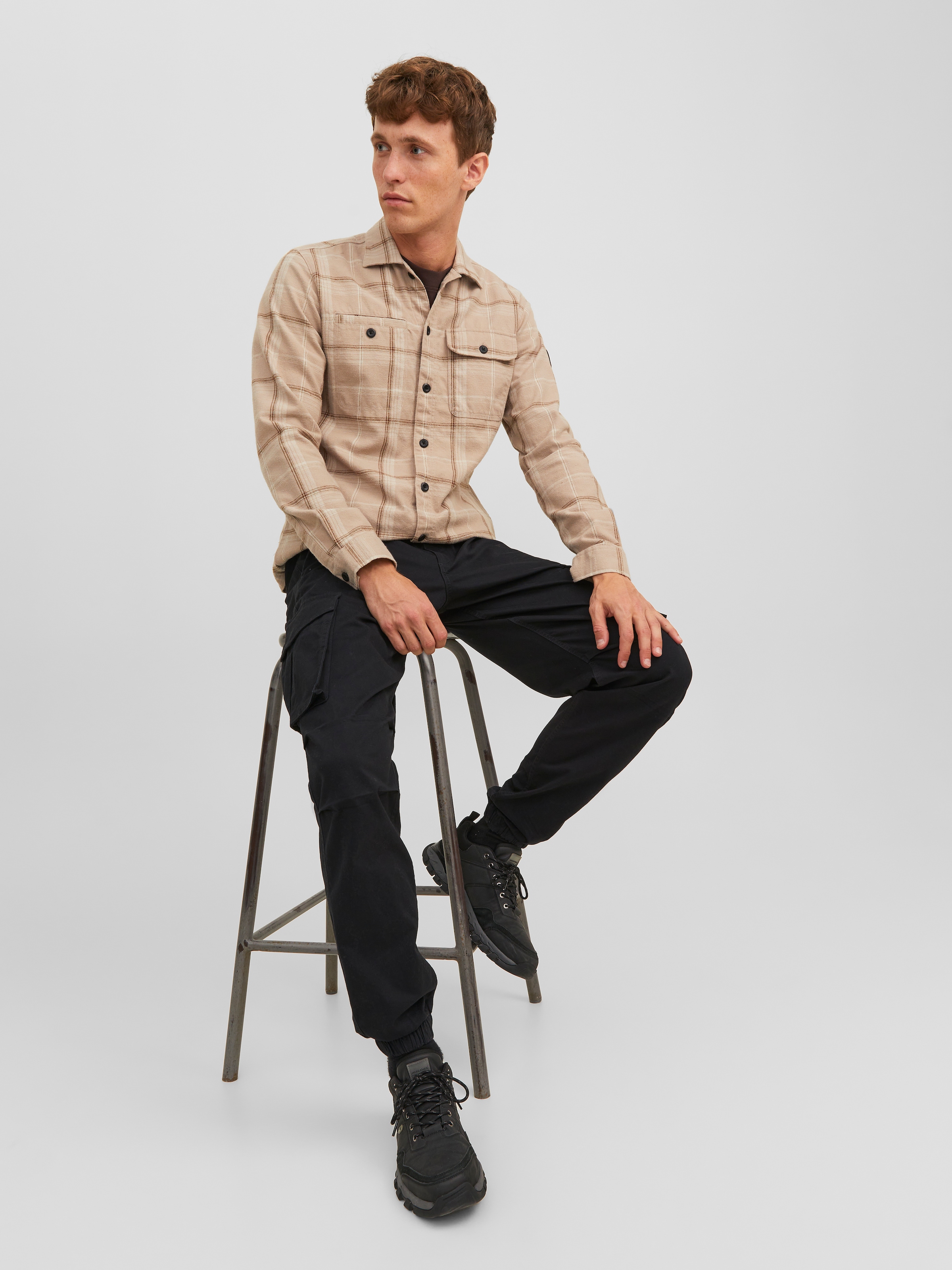 Jack & Jones Cargohose »JPSTKANE NOAH CUFFED CARGO NOOS«