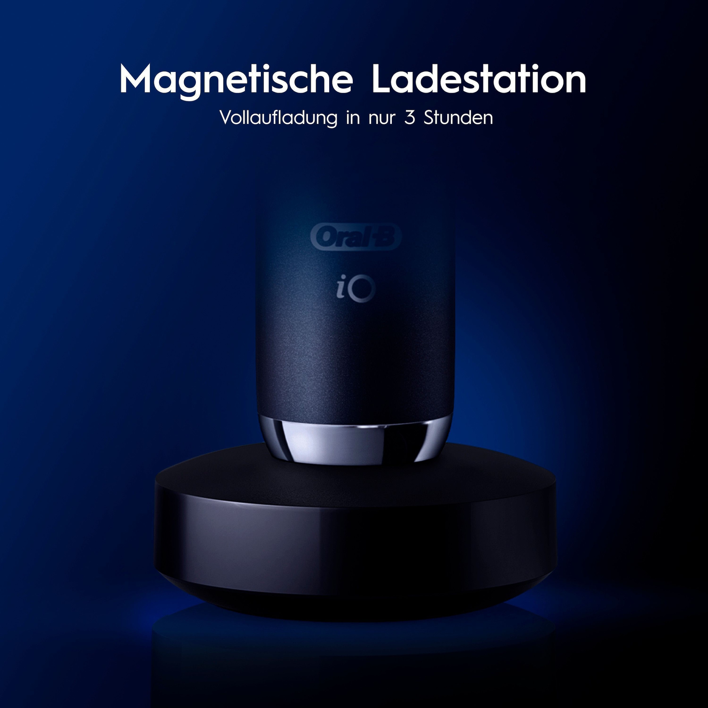 Oral-B Elektrische Zahnbürste »Oral-B iO Series 9« 2 Stk. Aufsteckbürsten 7 Putzmodi für Zahnpflege, 3D-Analyse, Farbdisplay & Lade-Reiseetui