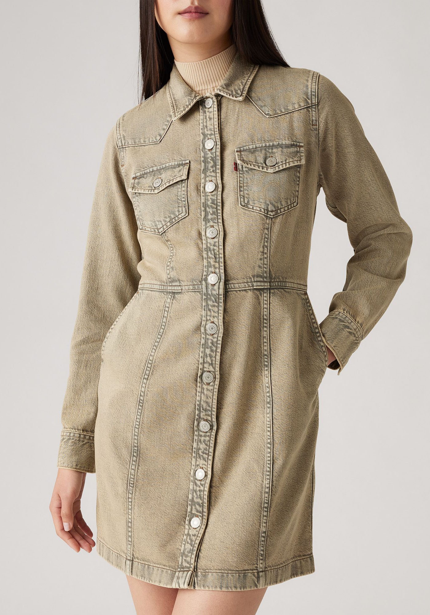 Levi's® Jeanskleid »FLYNN WESTERN CORE DRES«, (Neue Kollektion)