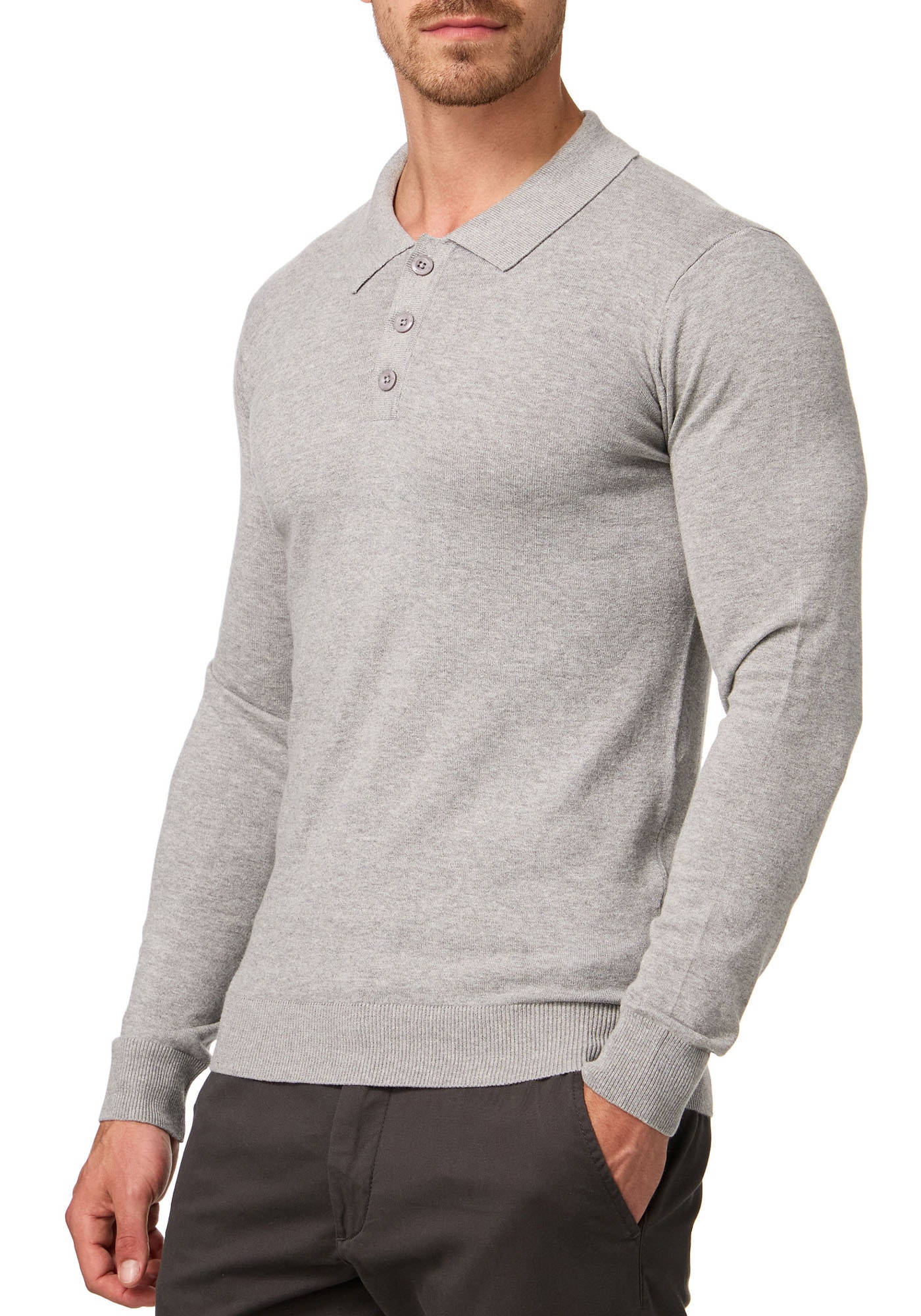 Indicode Polokragenpullover »INBarner«