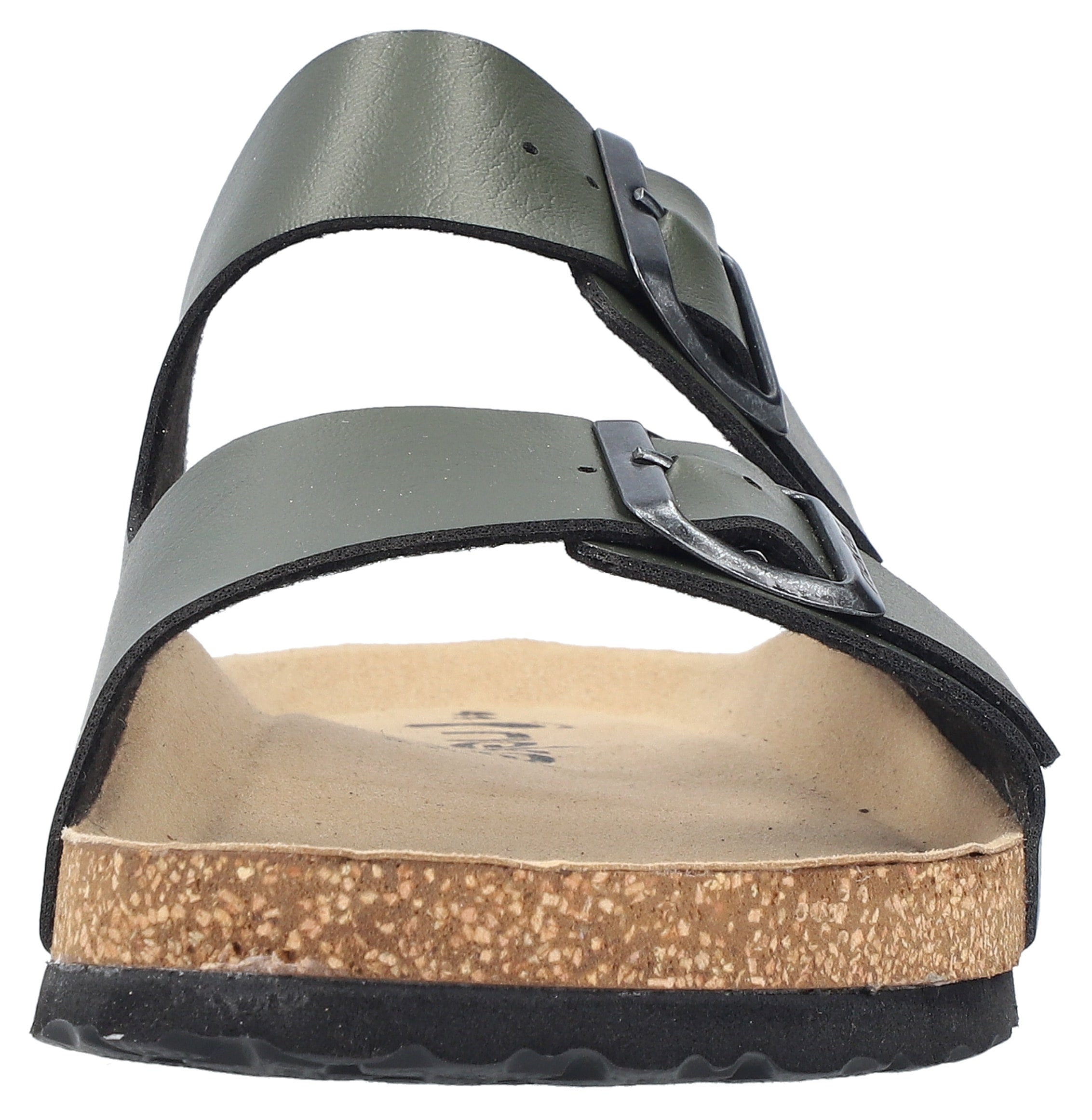 Rieker Pantolette, Sommerschuh, Schlappen, Hausschuh, mit zwei Schnallenverschlüsse