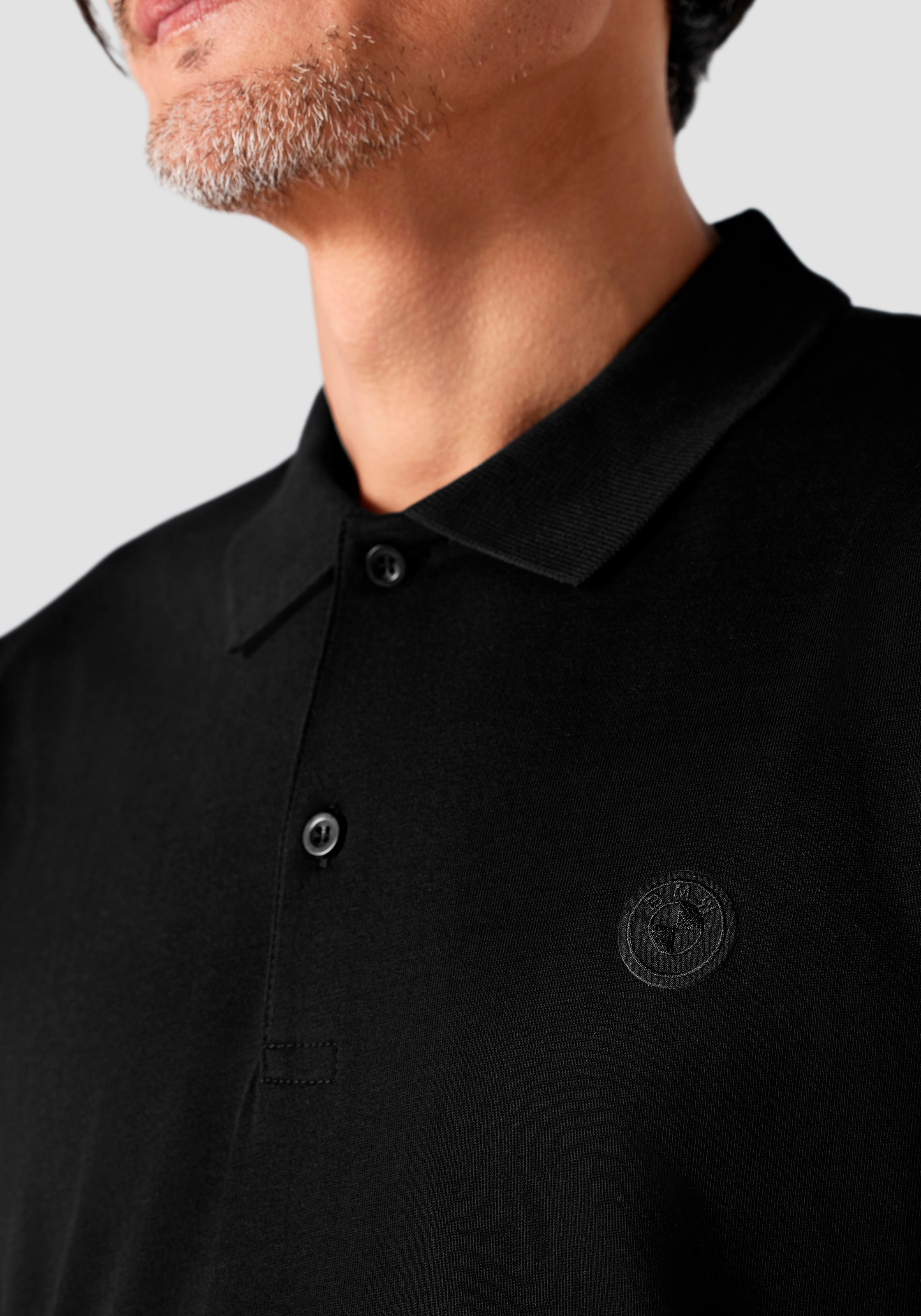 BMW Poloshirt, mit Logoprägung auf Brusthöhe